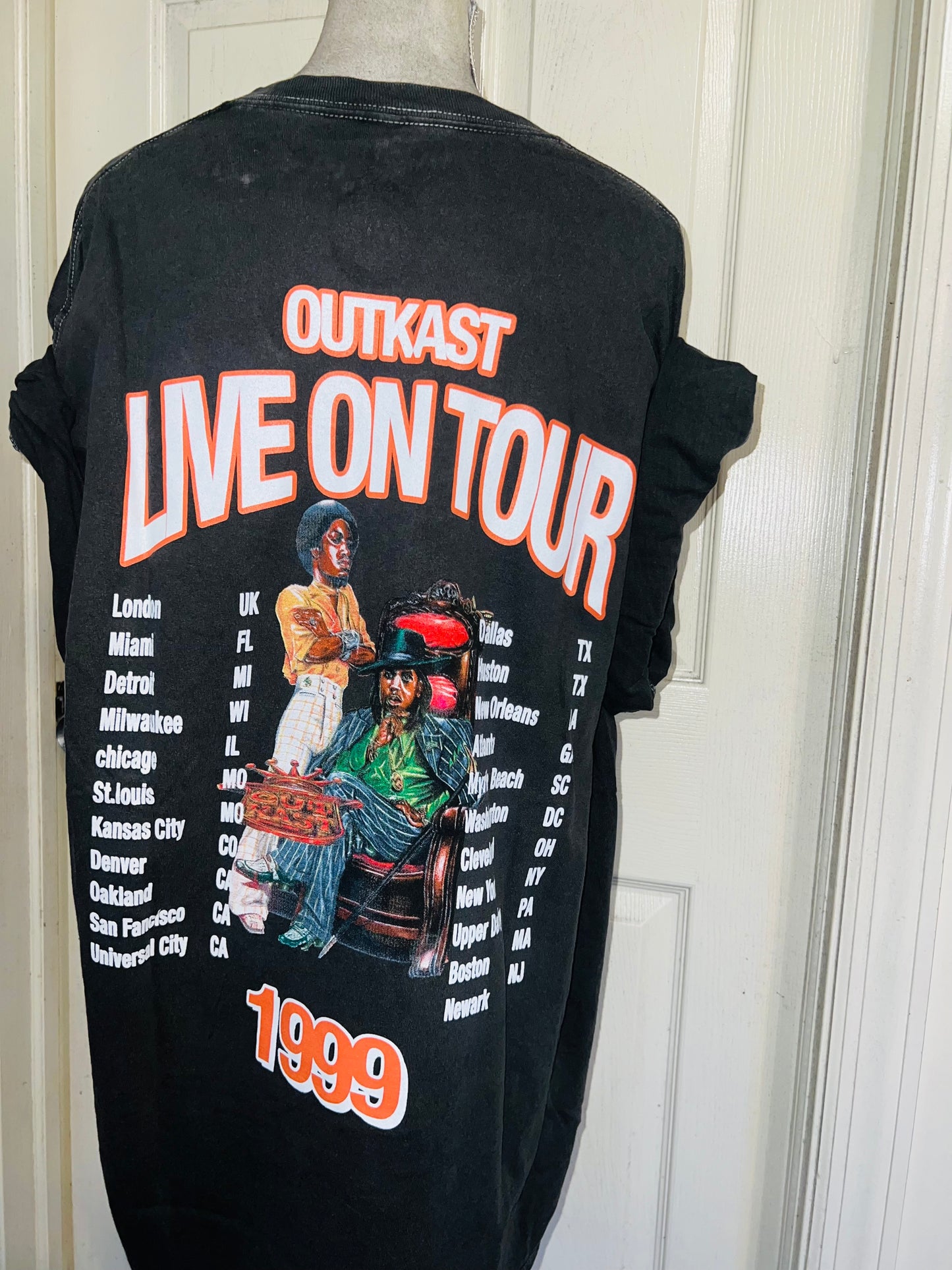 OutKast Double Sided Oversized Distressed Tee