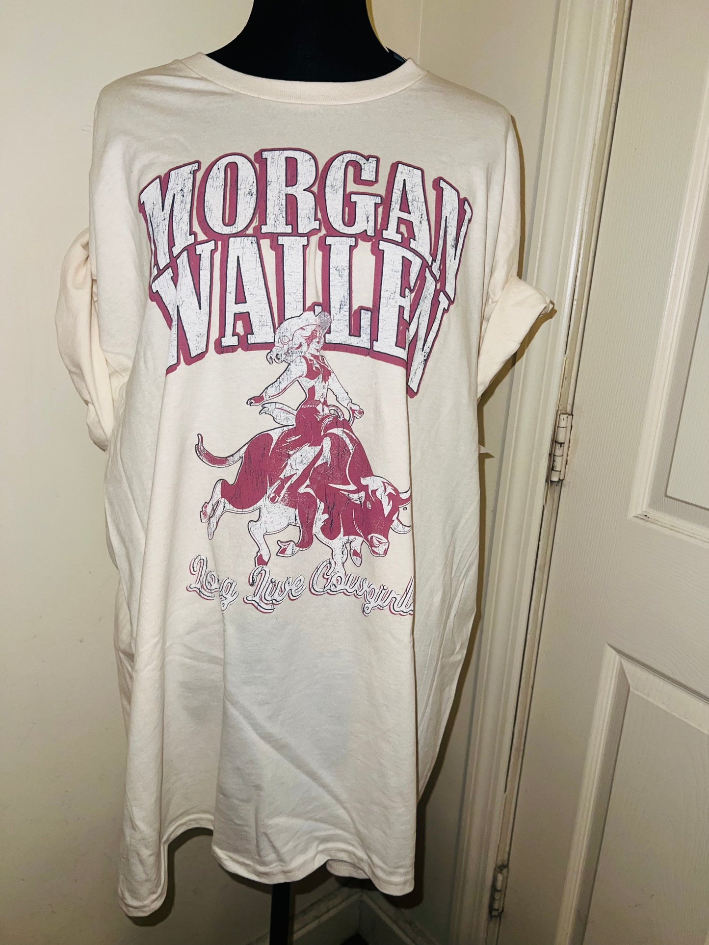Morgan Wallen Oversized Distressed Tee