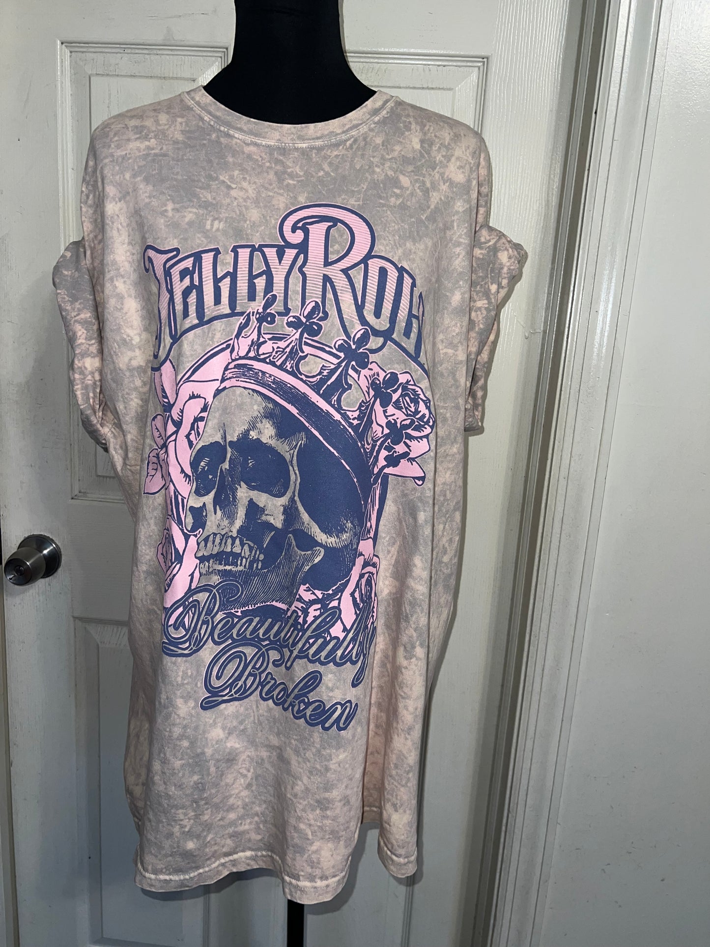 Jelly Roll Oversized Distressed Tee