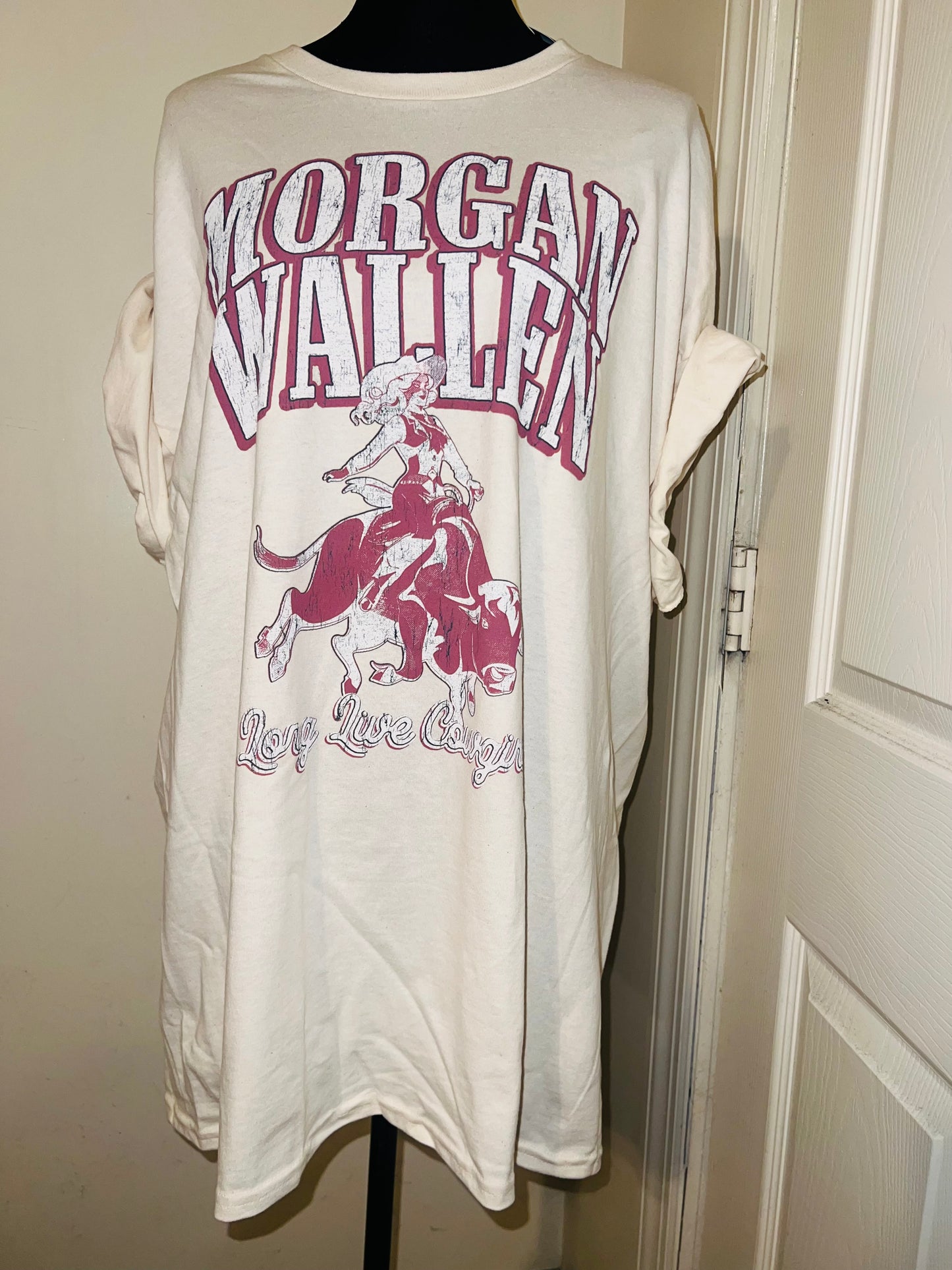 Morgan Wallen Oversized Distressed Tee