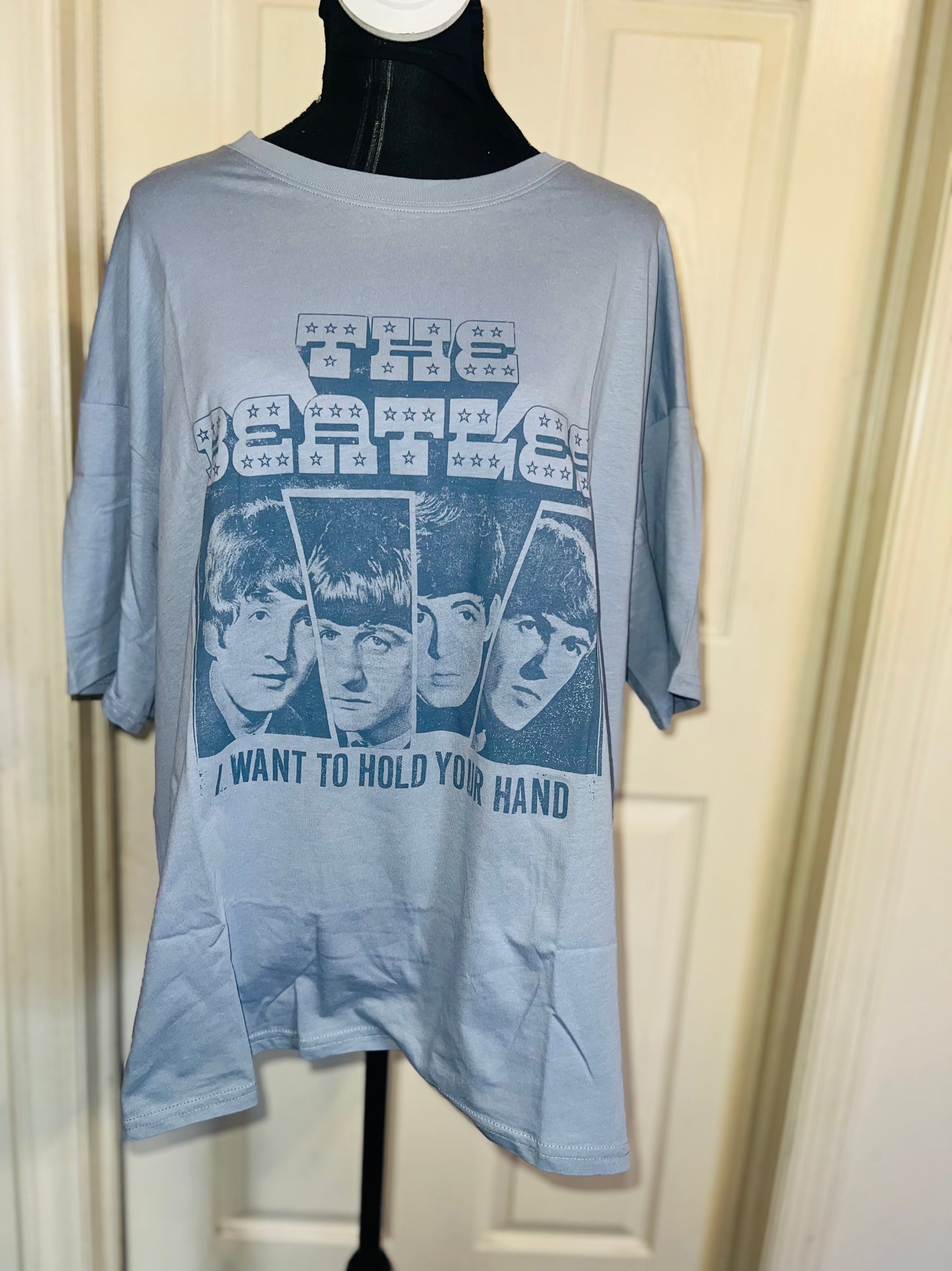 The Beatles Oversized Distressed Tee