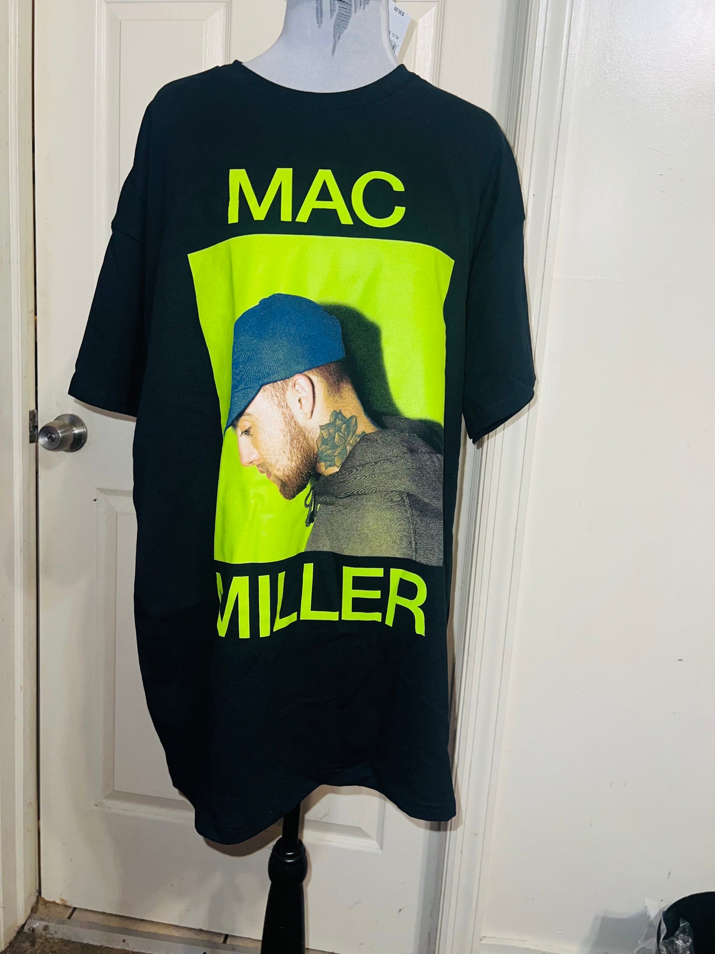 Mac Miller Oversized Distressed Tee