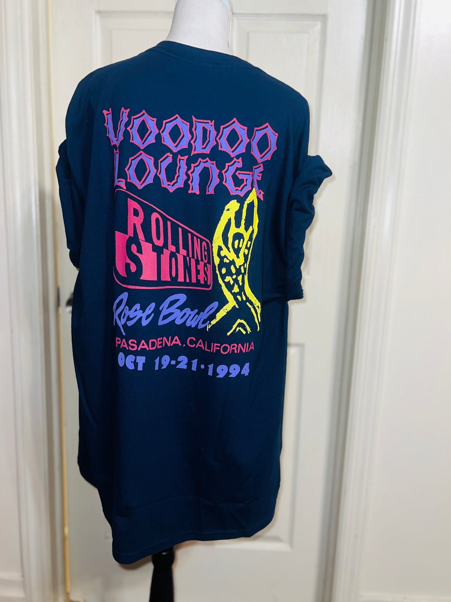 The Rolling Stones Double Sided Oversized Distressed Tee