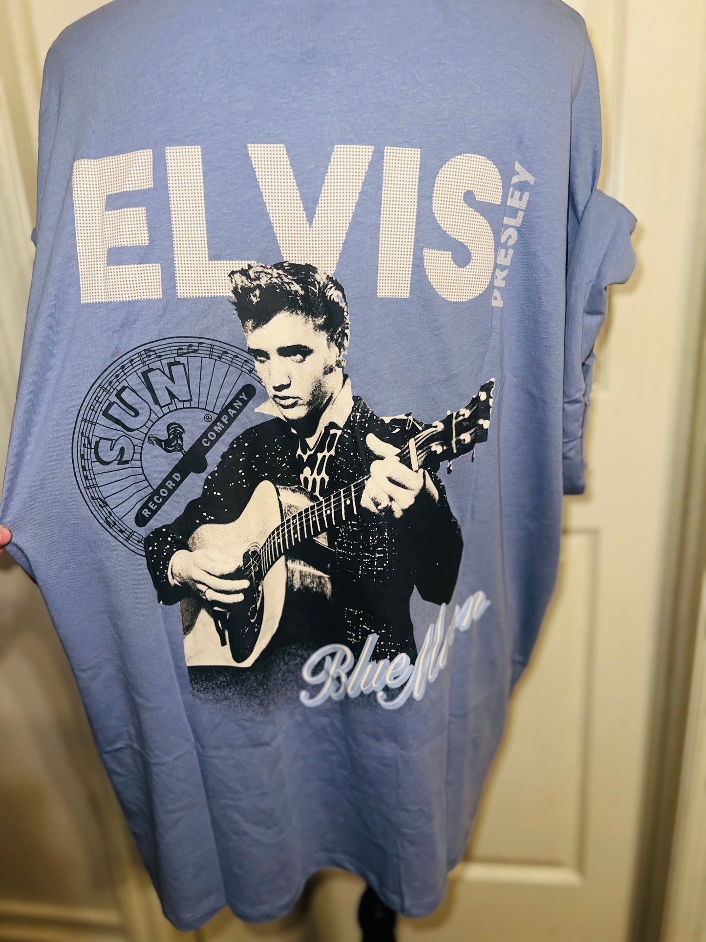Elvis Double Sided Oversized Distressed Tee