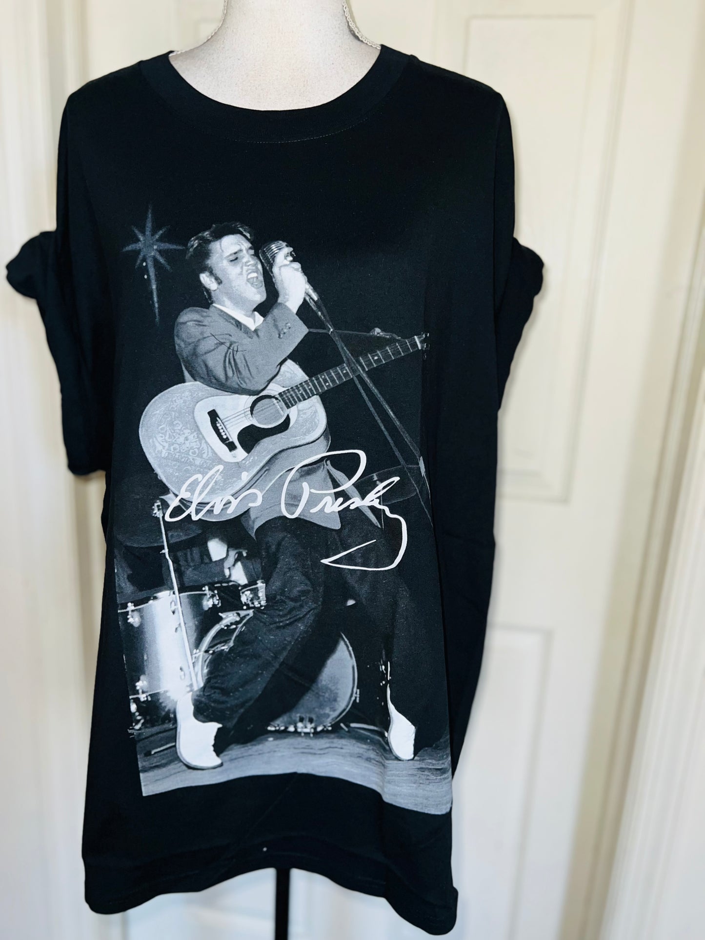 Elvis Presley Oversized Distressed Tee