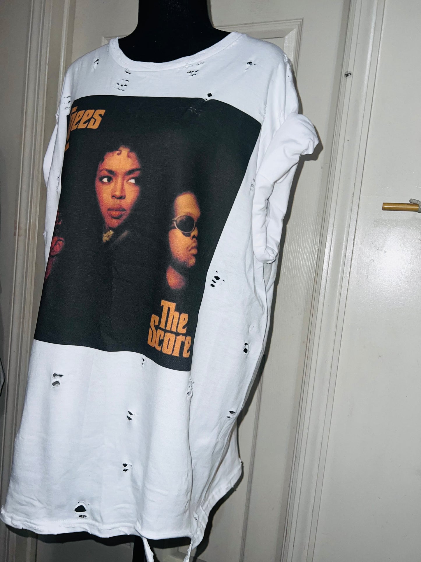 Fugees Oversized Distressed Tee