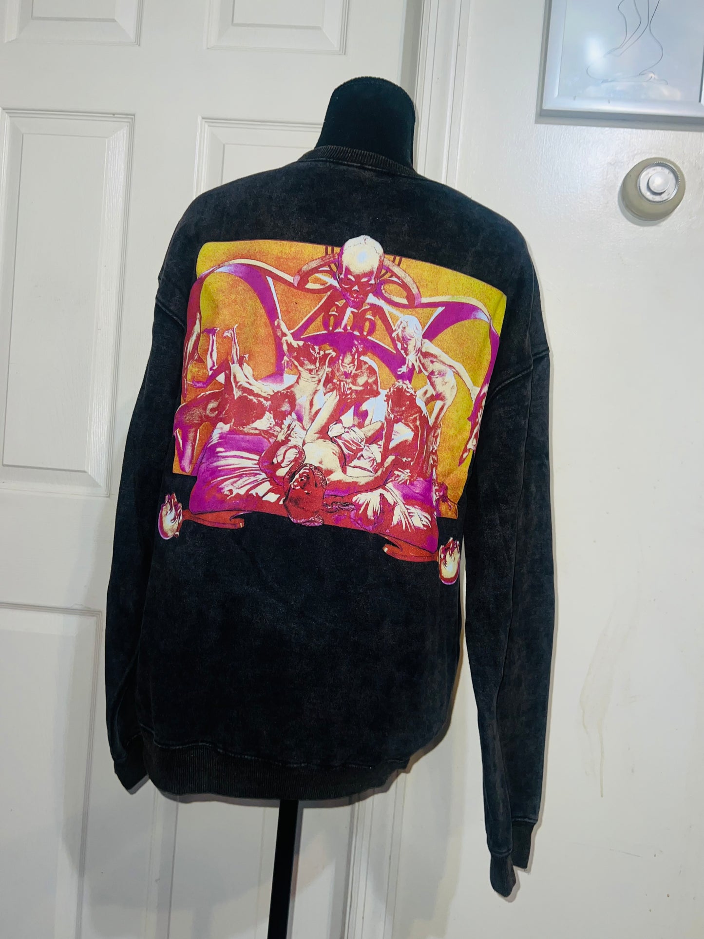 Black Sabbath Double Sided Oversized Sweatshirt
