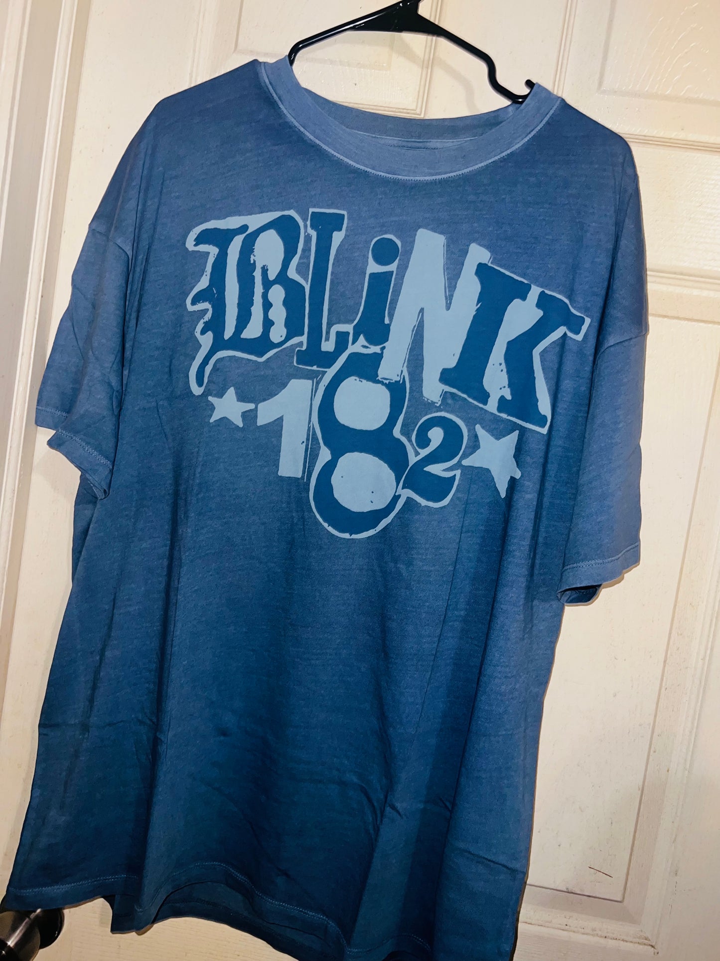 Blink 182 Oversized Distressed Tee