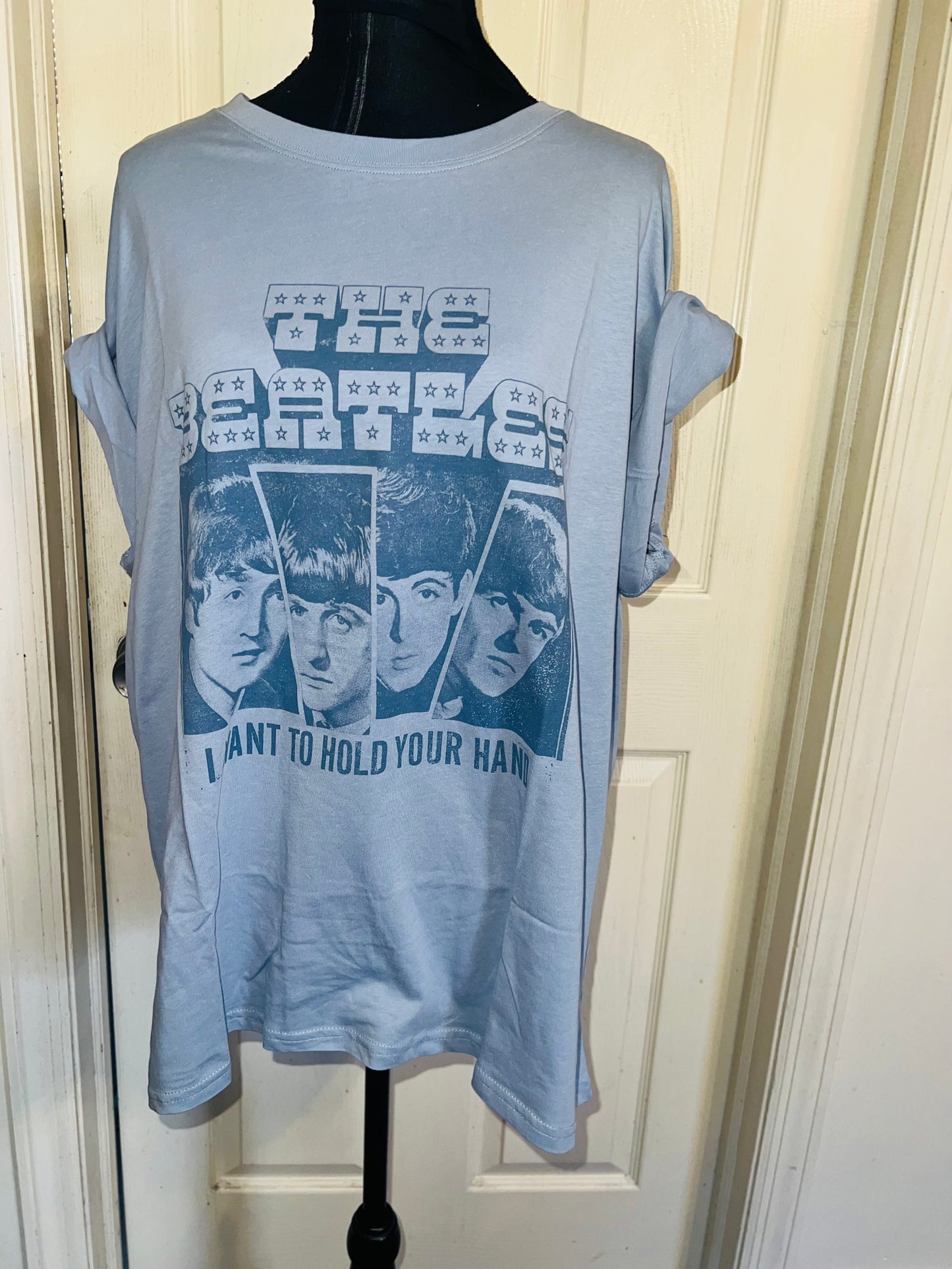 The Beatles Oversized Distressed Tee