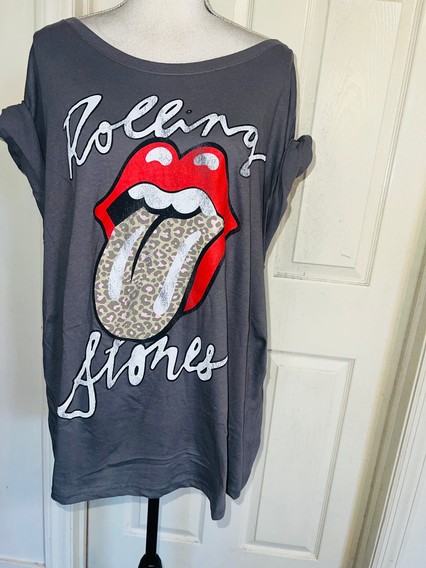 Rolling Stones Oversized Distressed Tee