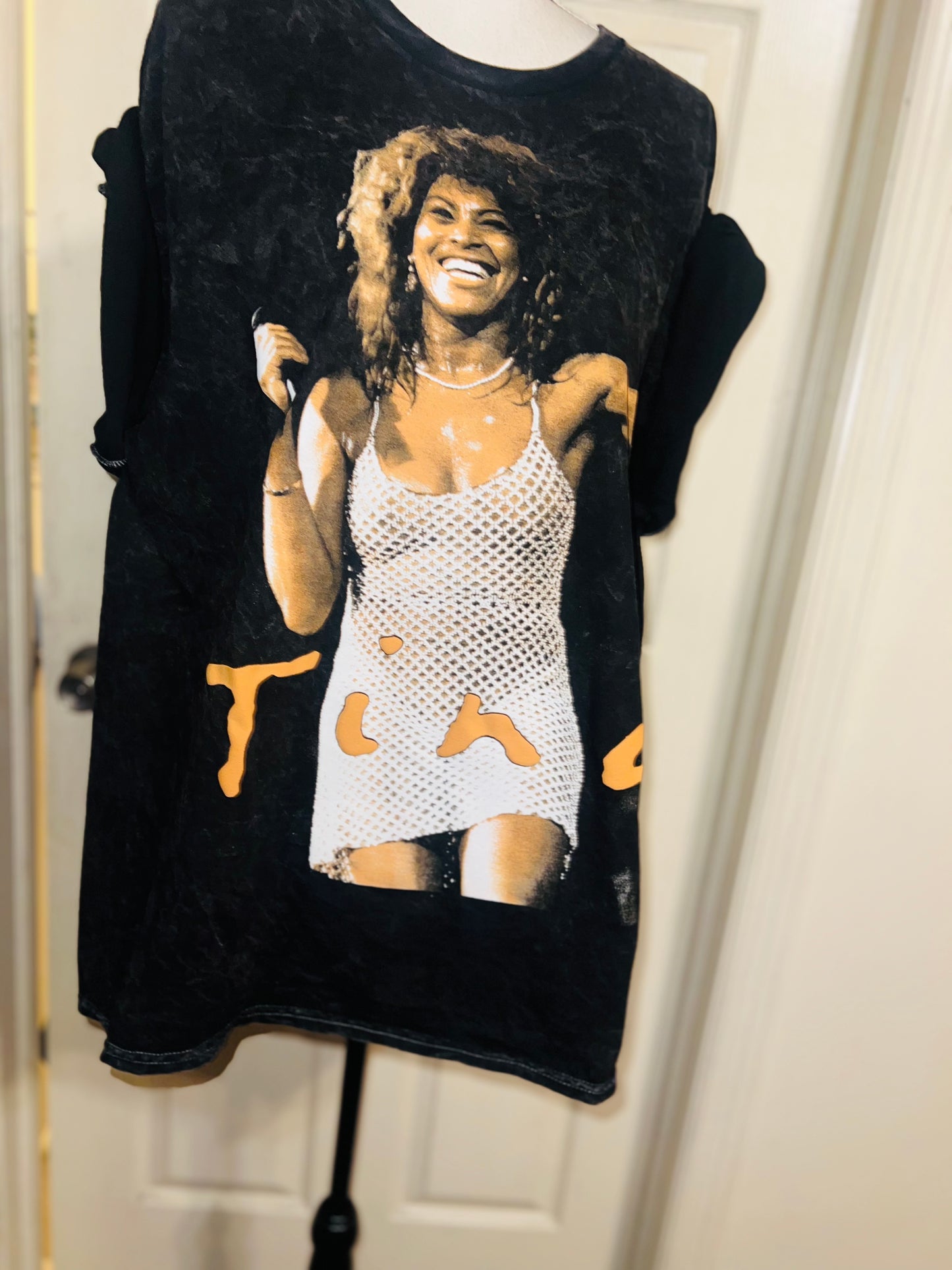 Tina Turner Oversized Distressed Tee