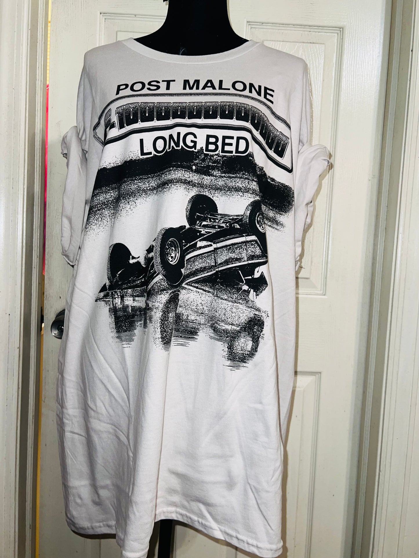 Post Malone Double Sided Oversized Distressed Tee
