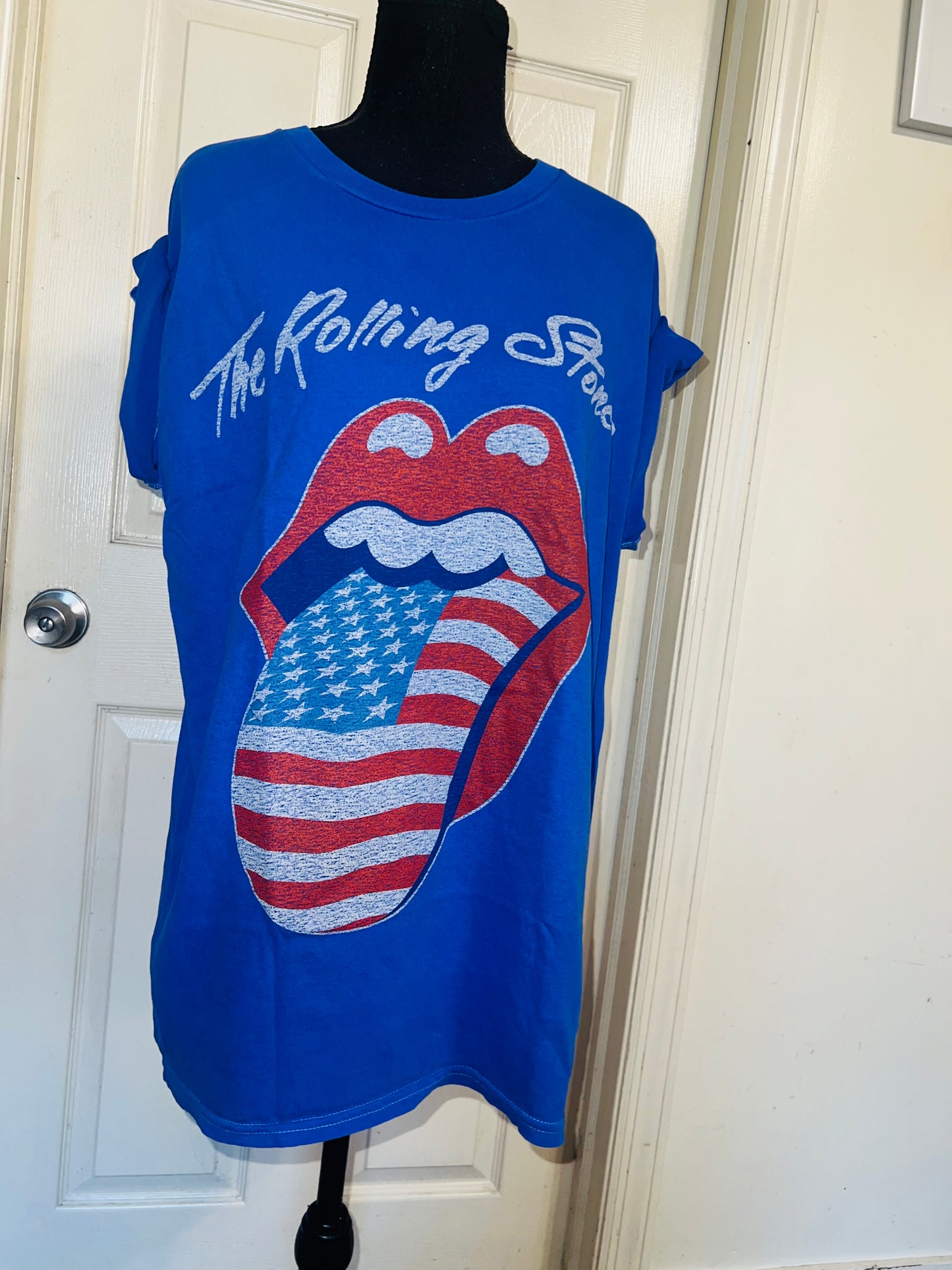 The Rolling Stones Oversized Distressed Tee
