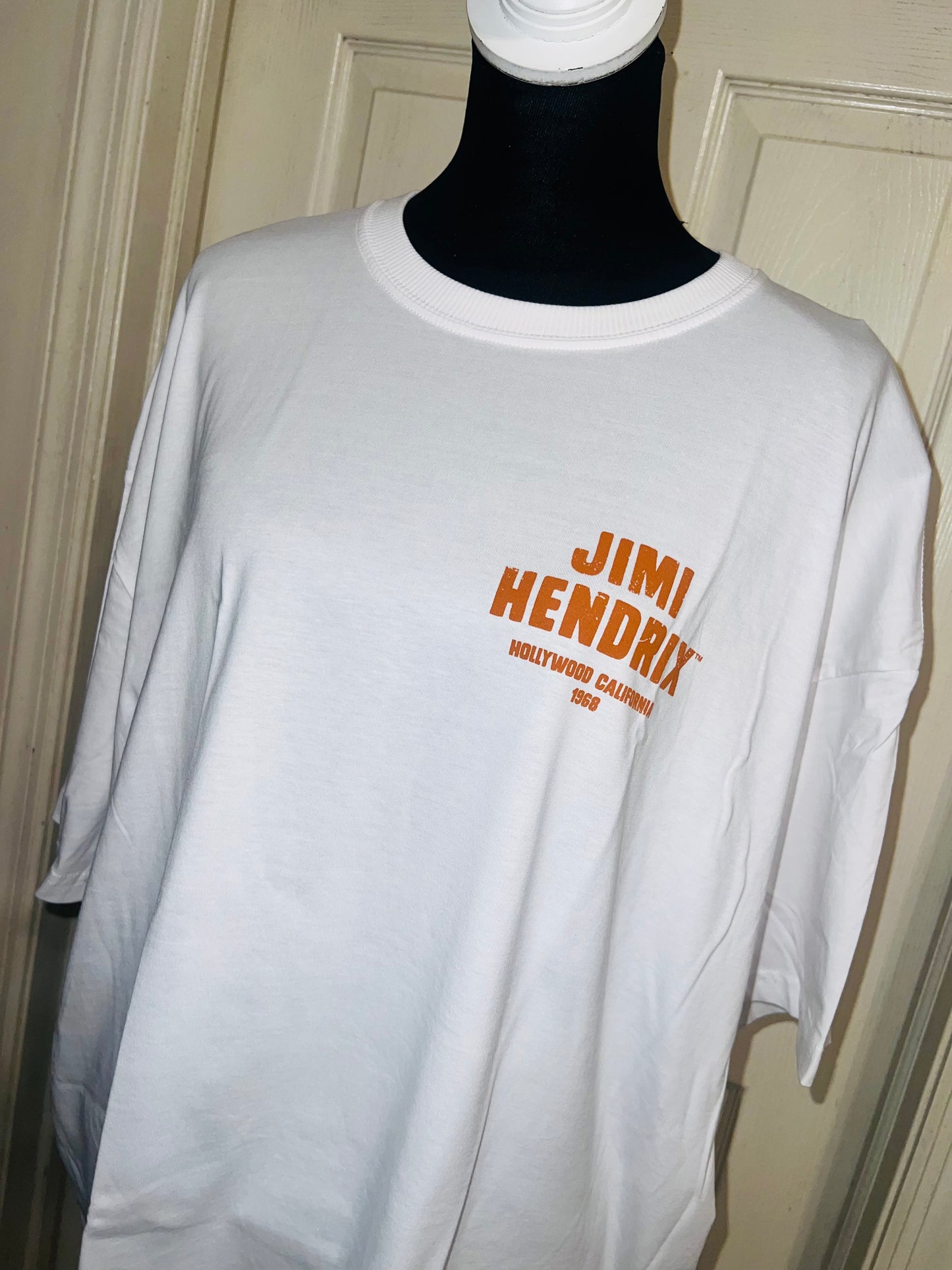 Jimi Hendrix Double Sided Oversized Distressed Tee
