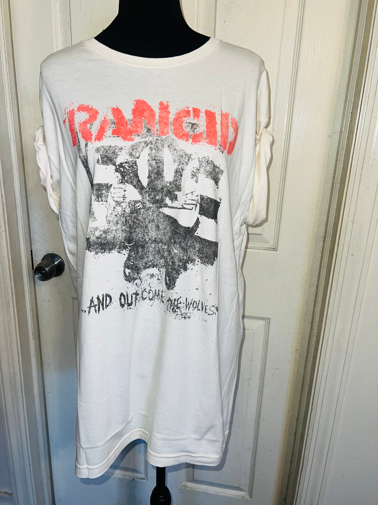 Rancid Oversized Distressed Tee