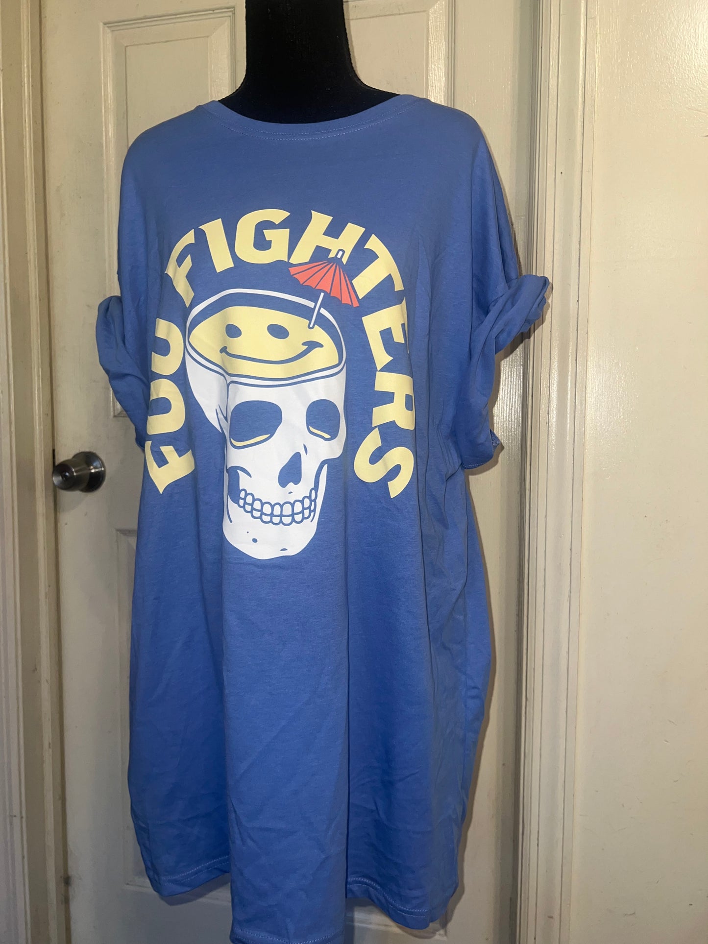 Foo Fighters Oversized Distressed Tee