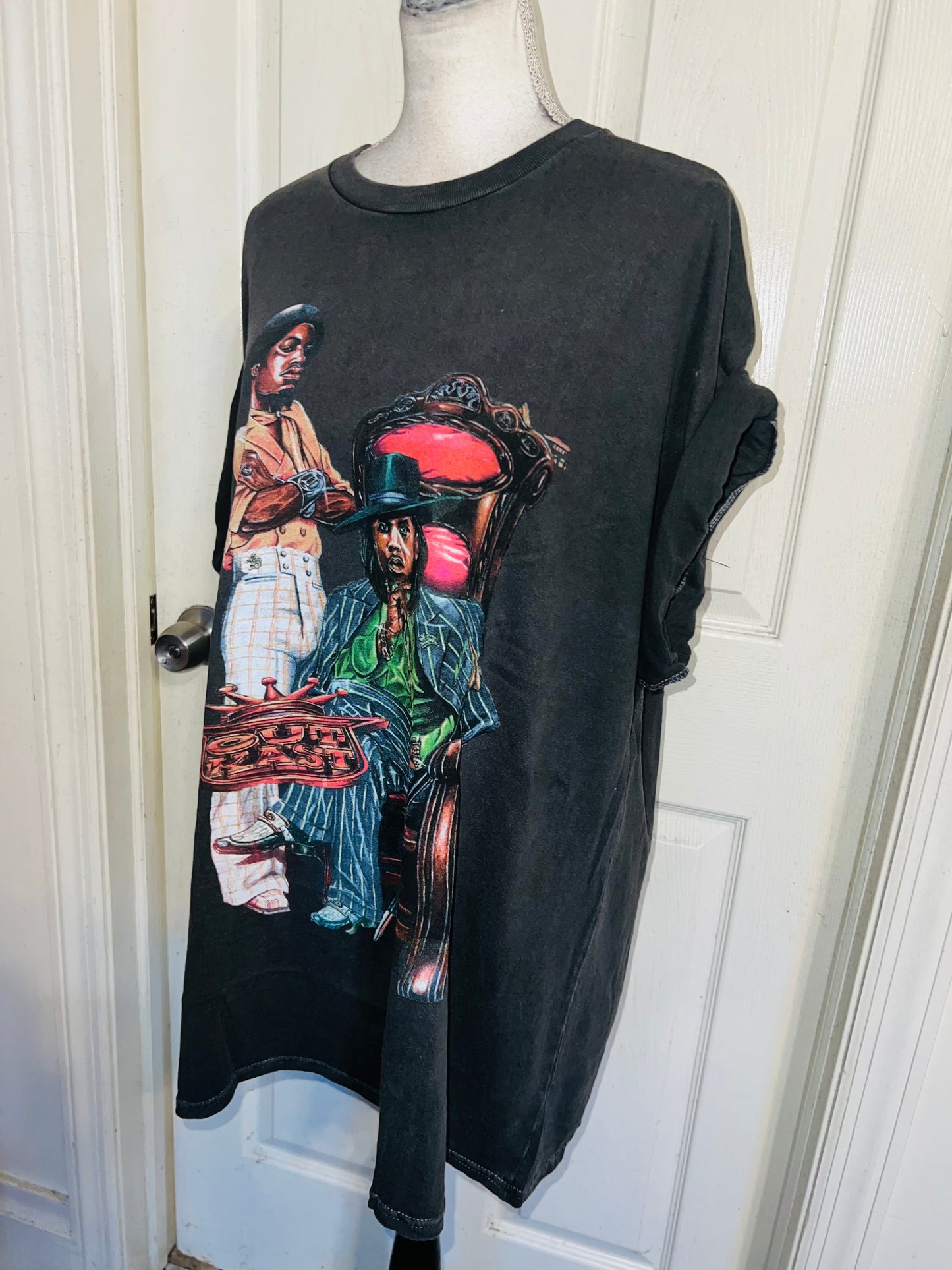 OutKast Double Sided Oversized Distressed Tee
