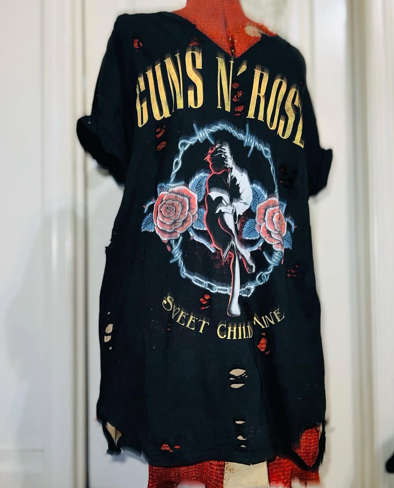Guns n’ Roses Oversized Distressed Tee