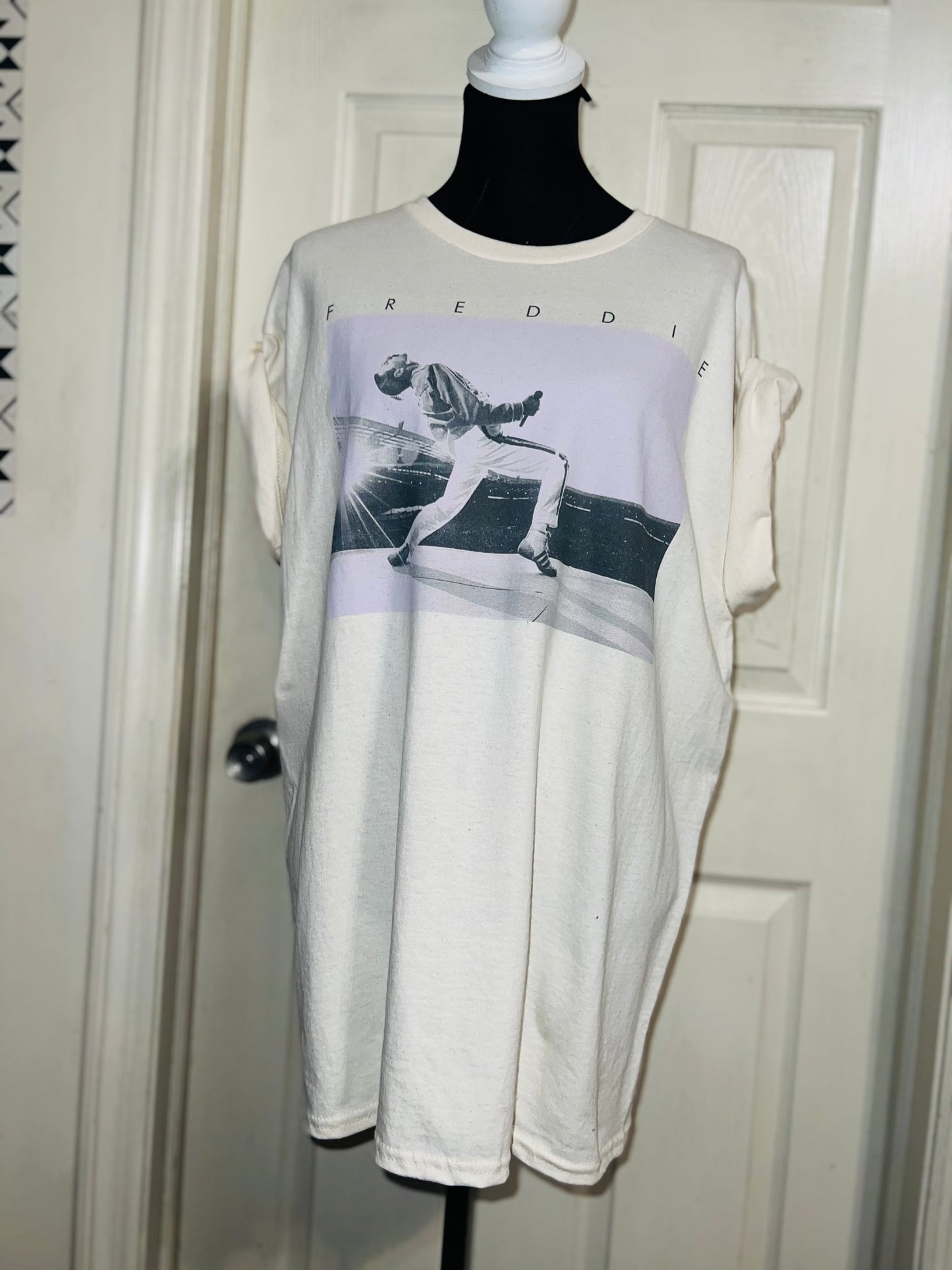 Freddie Mercury Oversized Distressed Tee