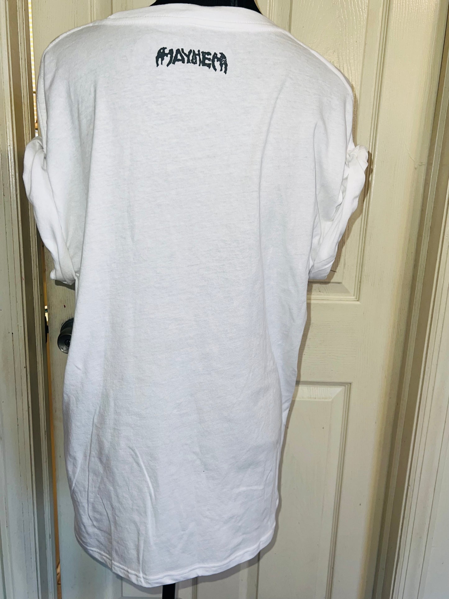 Lady Gaga Oversized Distressed Tee