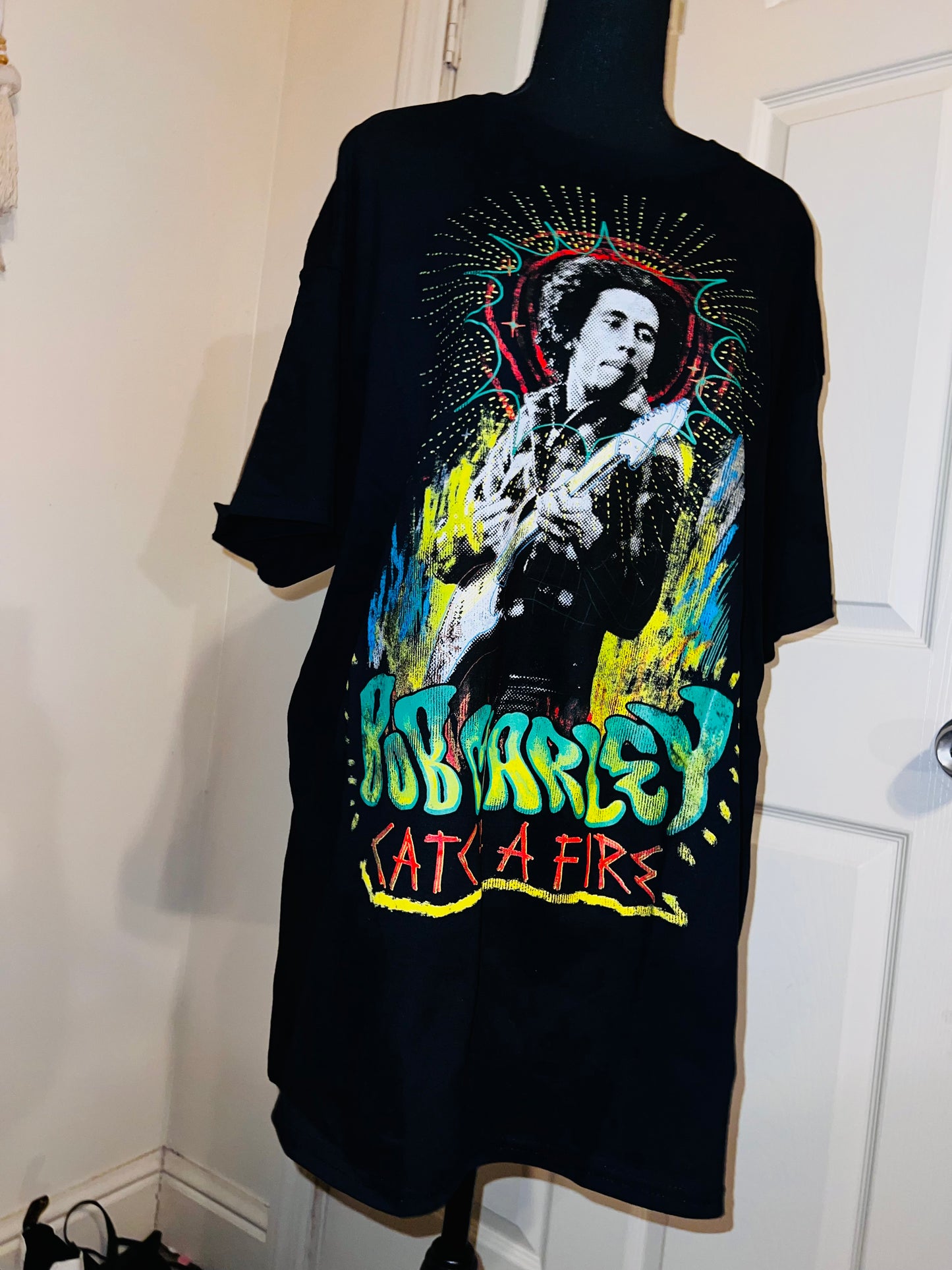 Bob Marley Double Sided Oversized Tee