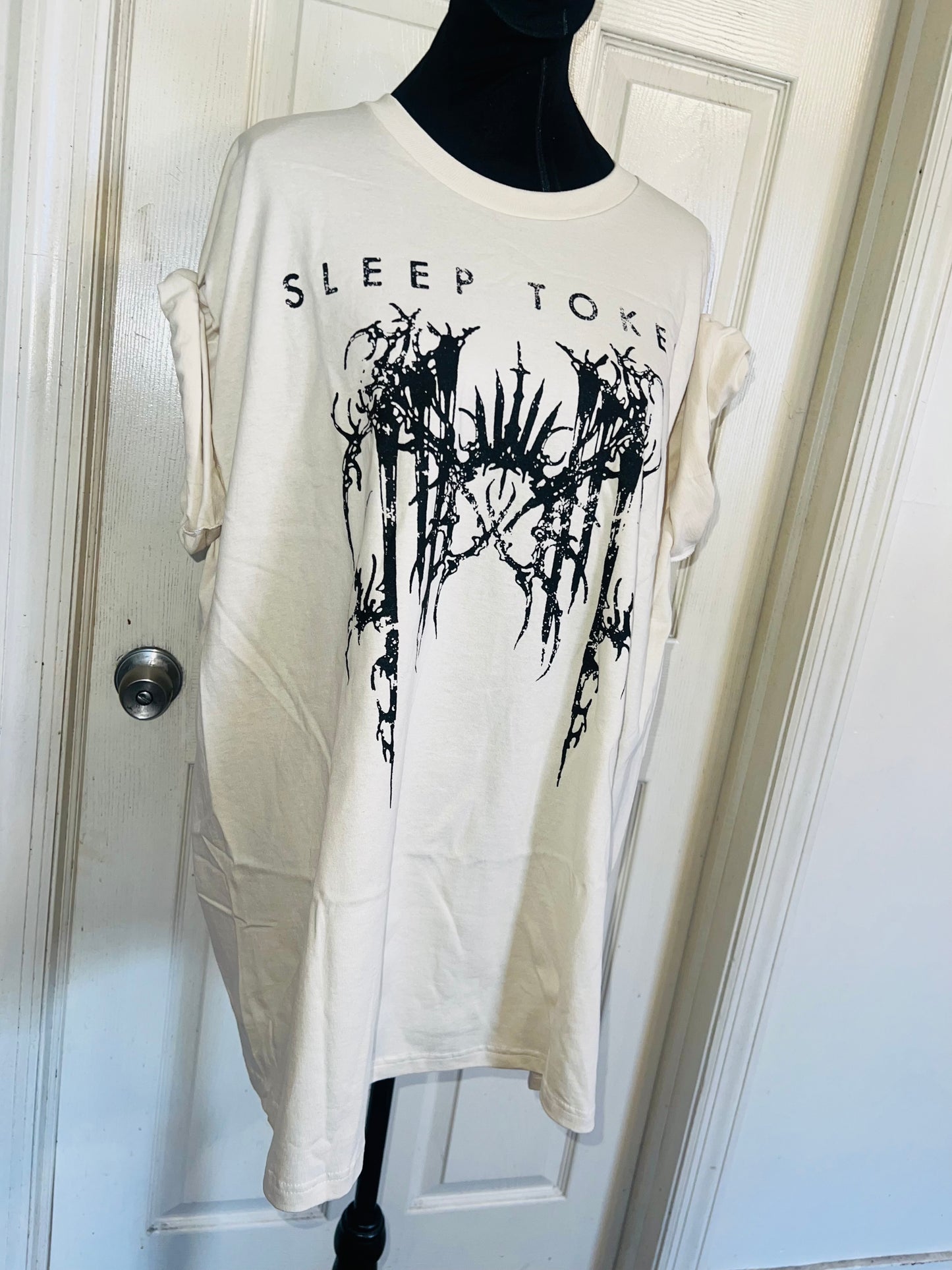 Sleep Token Oversized Distressed Tee