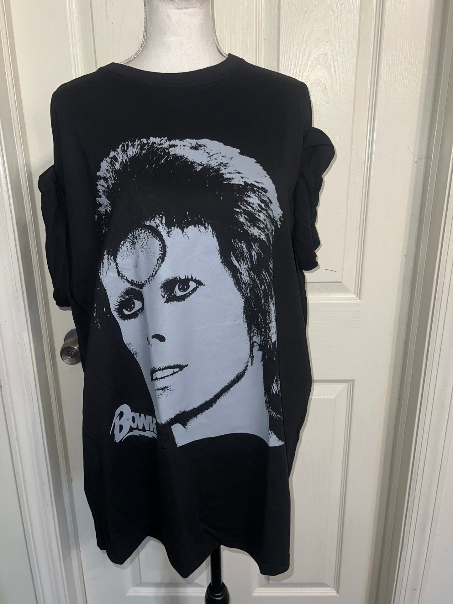 David Bowie Oversized Distressed Tee