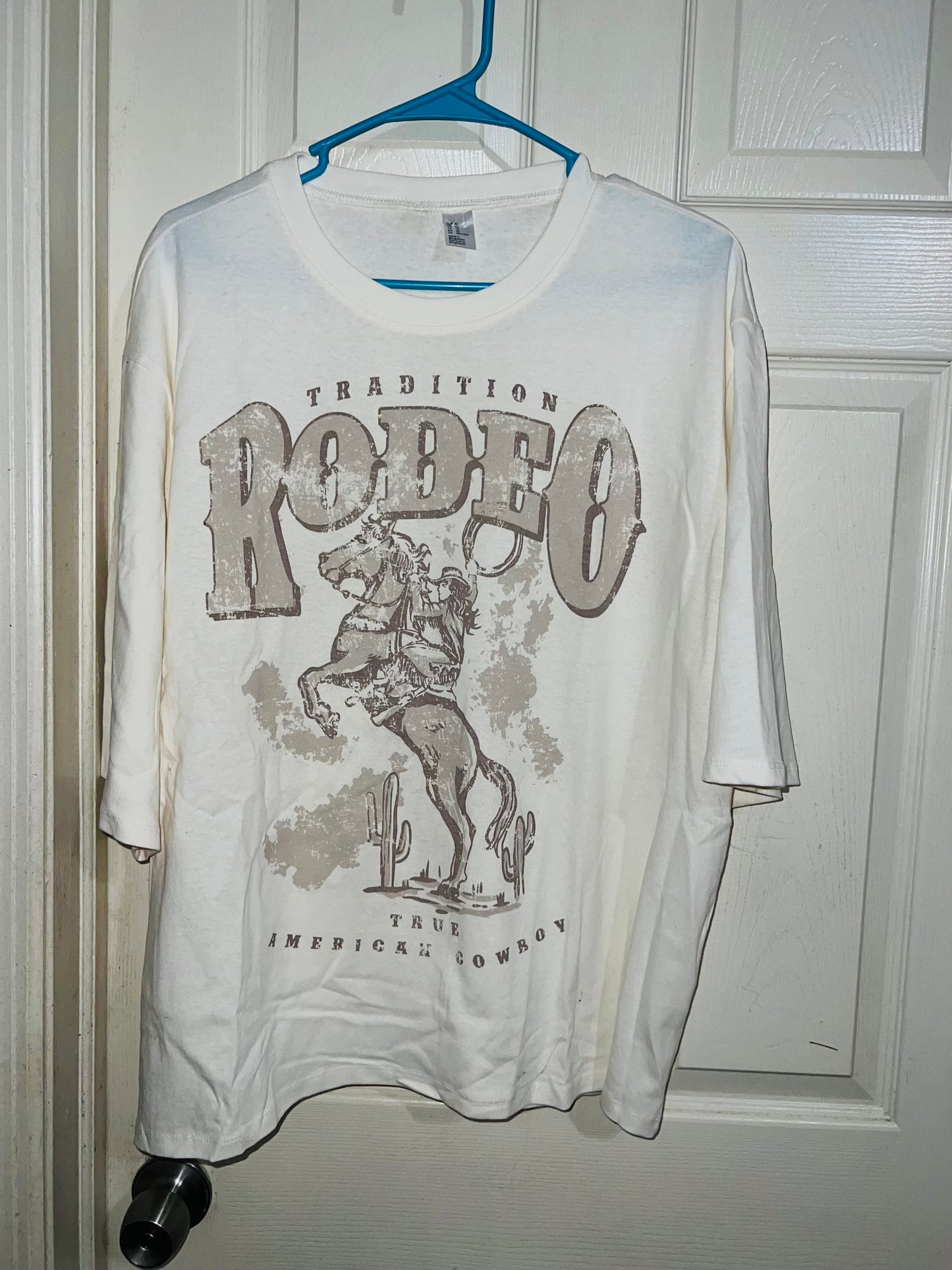 Rodeo Oversized Distressed Tee