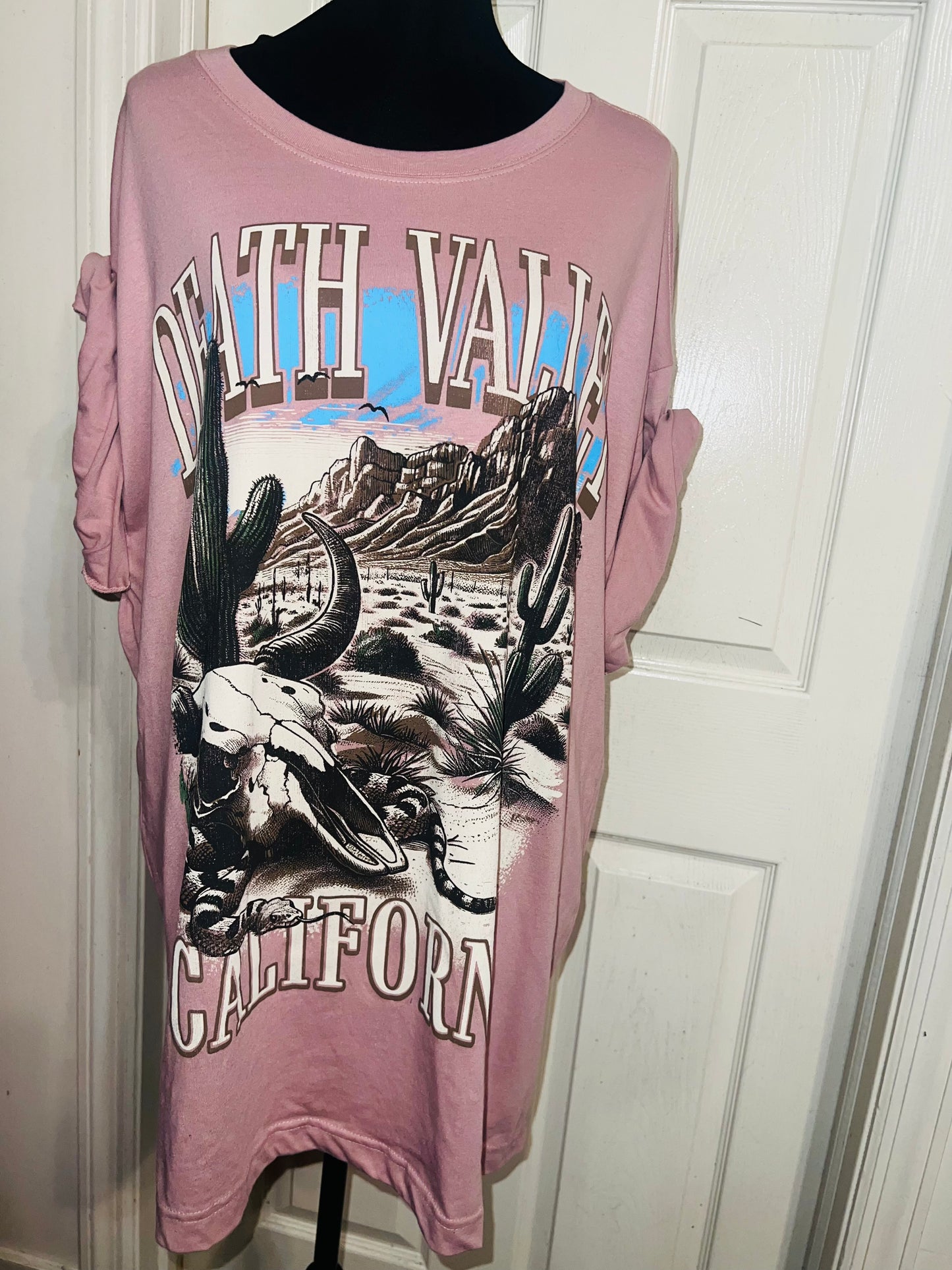 Death Valley California Oversized Distressed Tee
