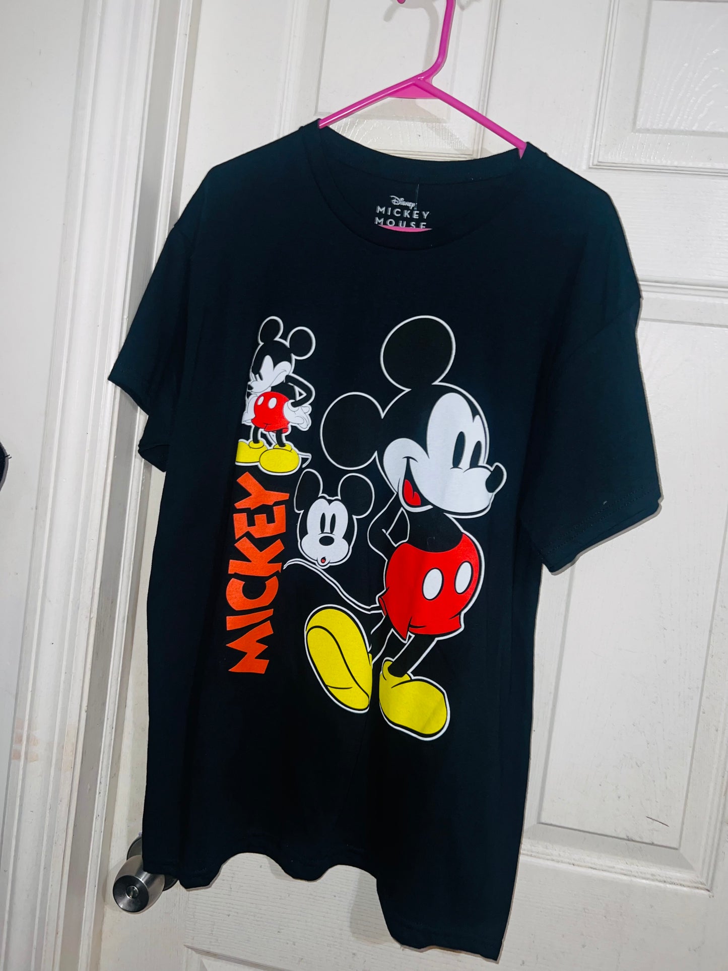 Mickey Mouse Oversized Distressed Tee