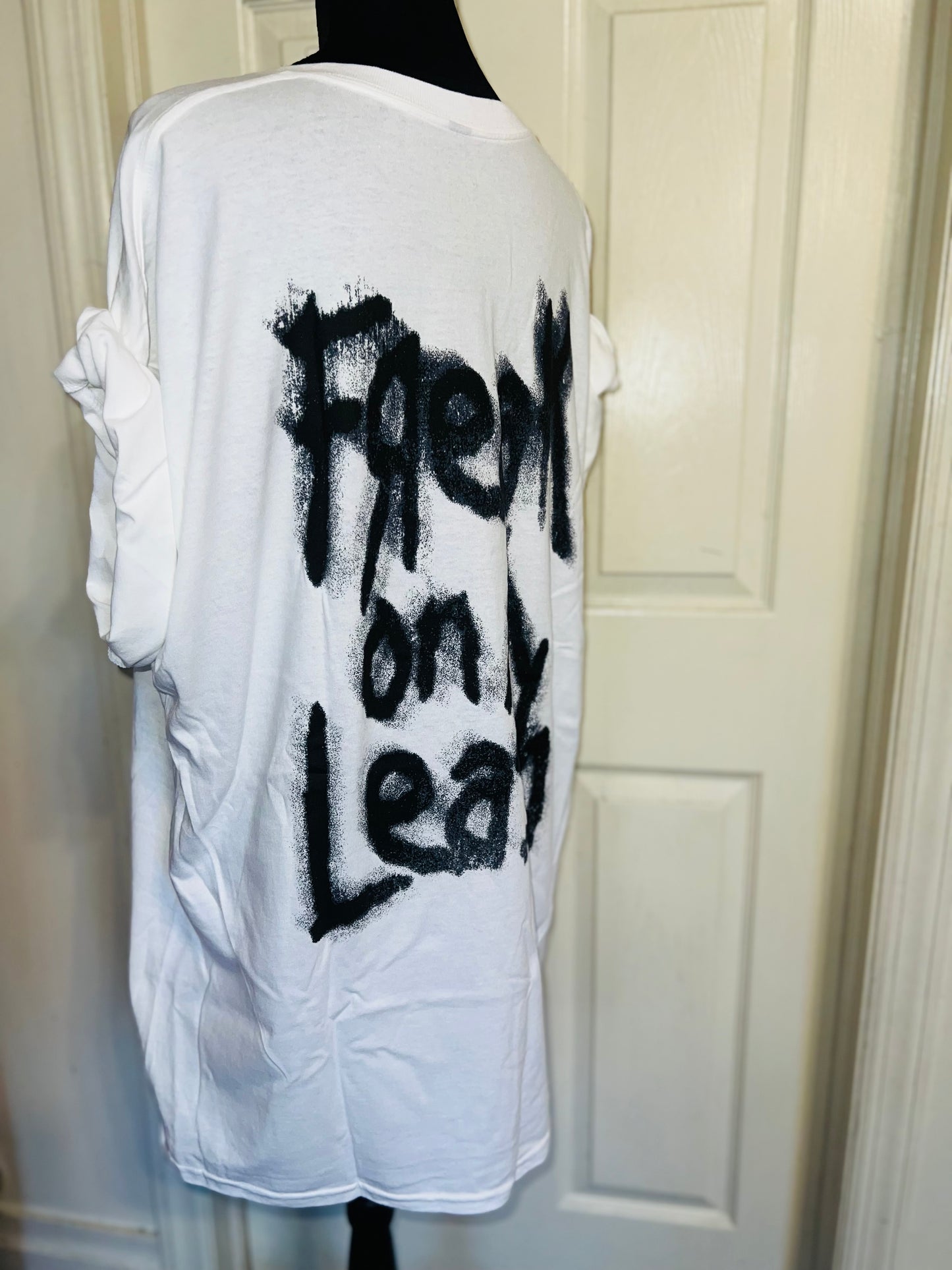 Korn Double Sided Oversized Distressed Tee