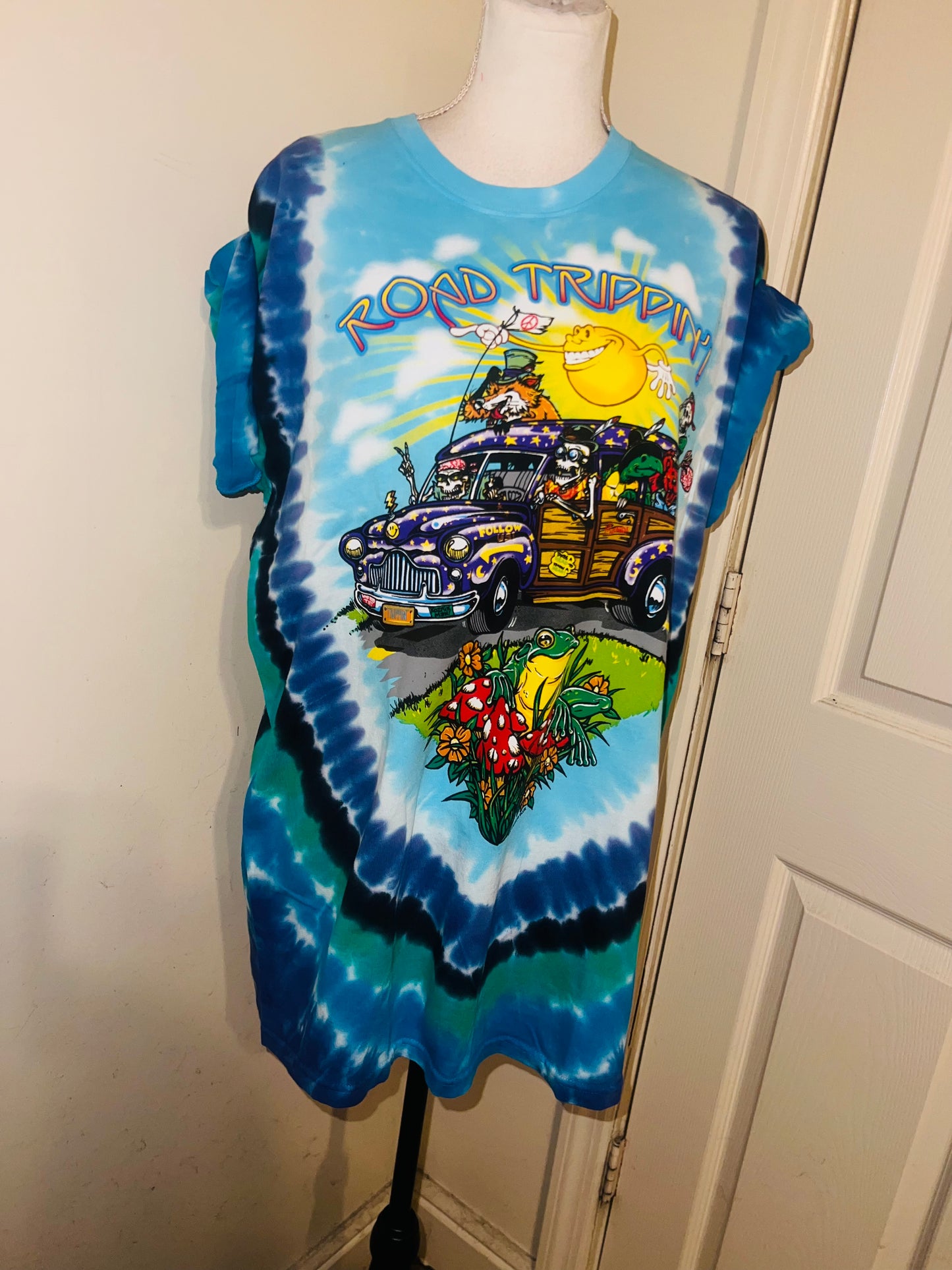 Grateful Dead Road Trippin’ Double Sided Distressed Tee