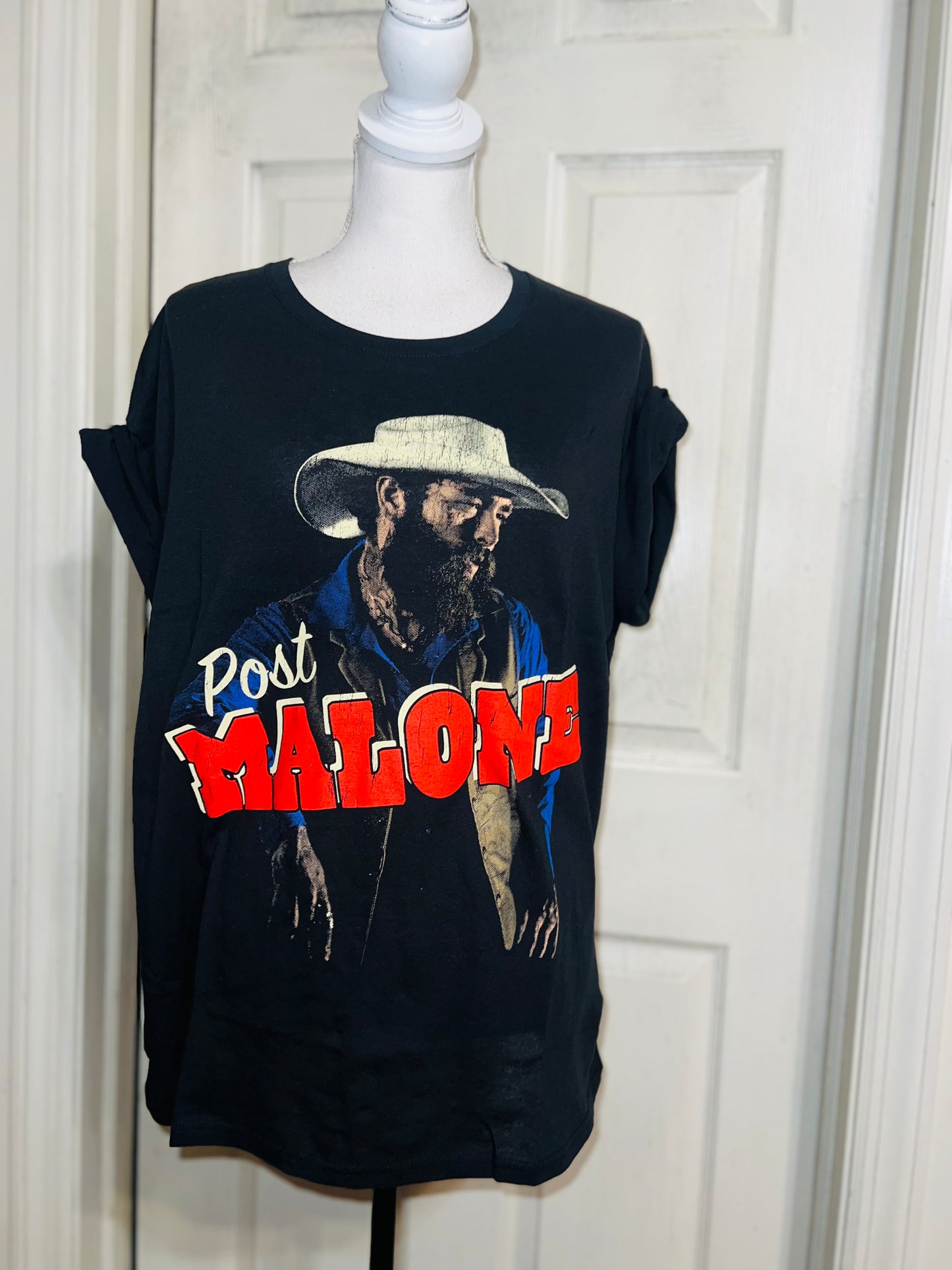 Post Malone Oversized Distressed Tee