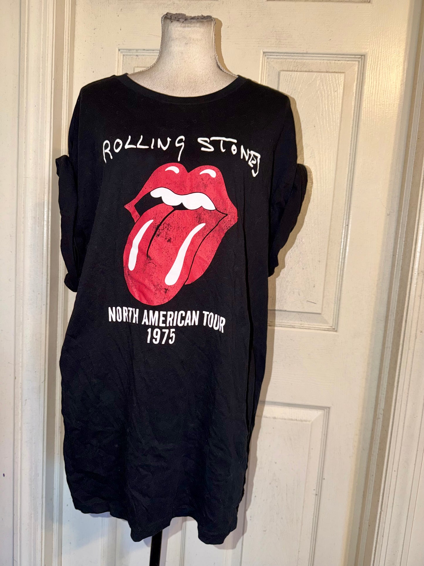 Rolling Stones Oversized Distressed Tee