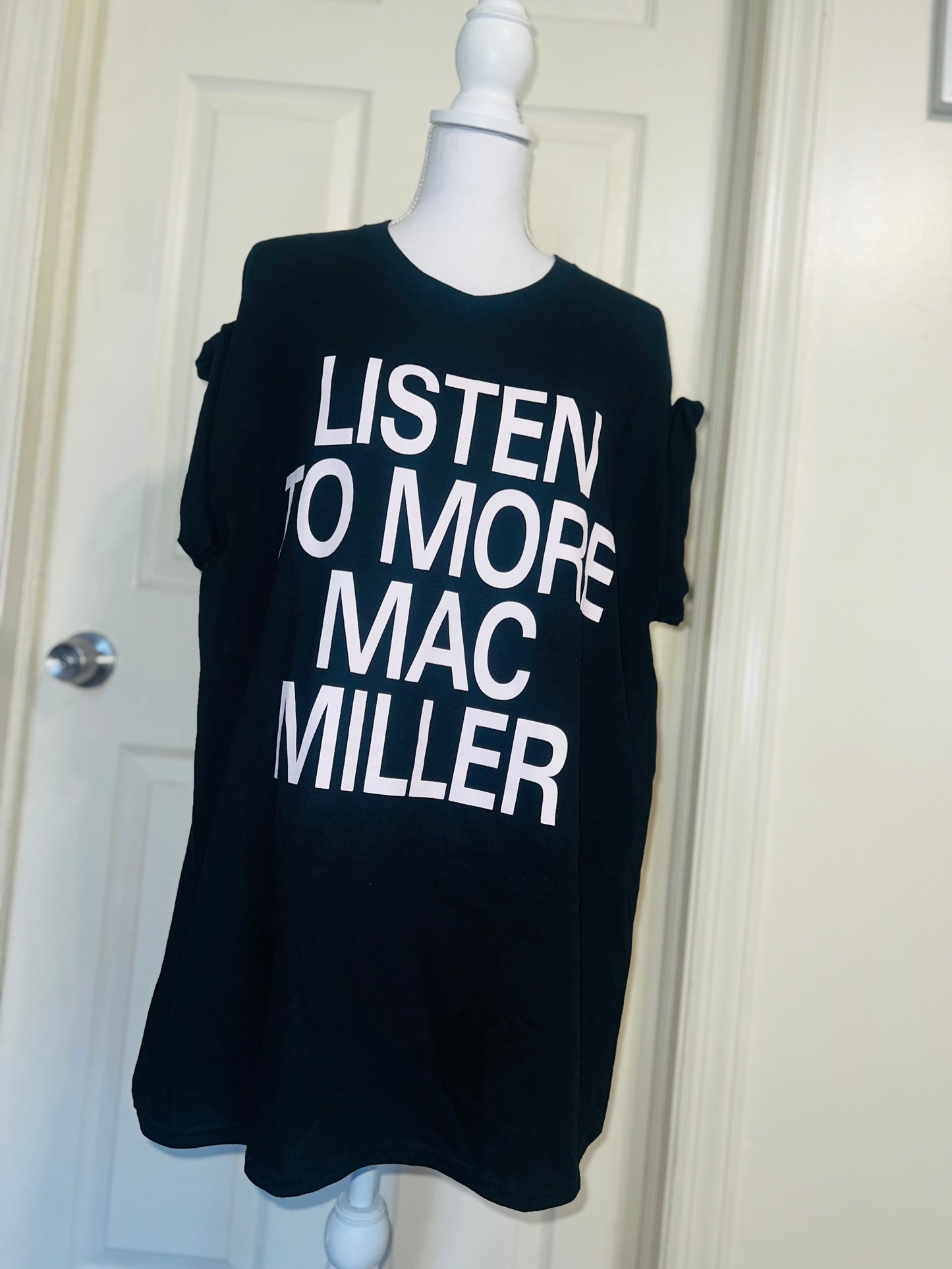 Mac Miller Double Sided Oversized Distressed Tee