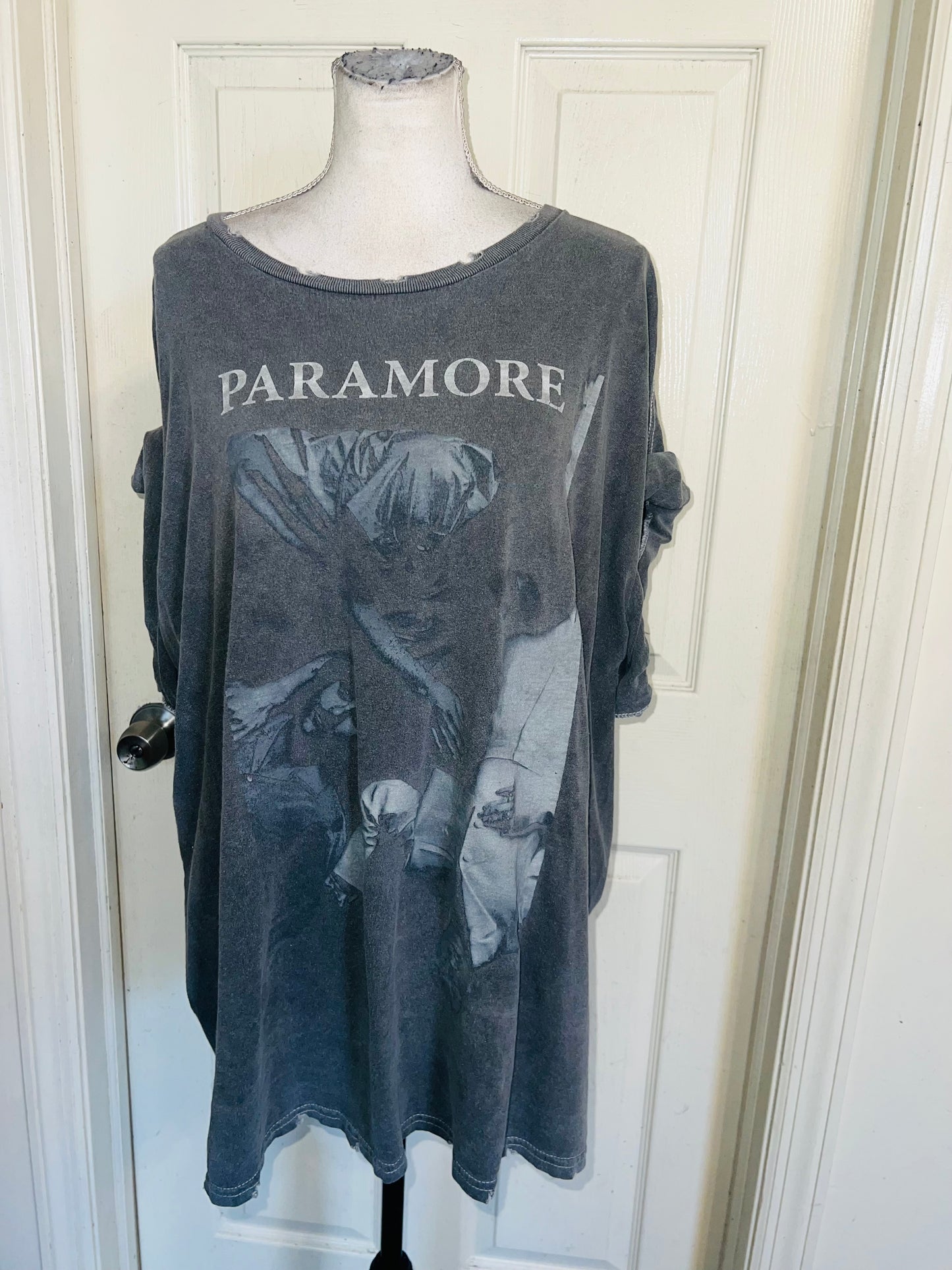 Paramore Oversized Distressed Tee