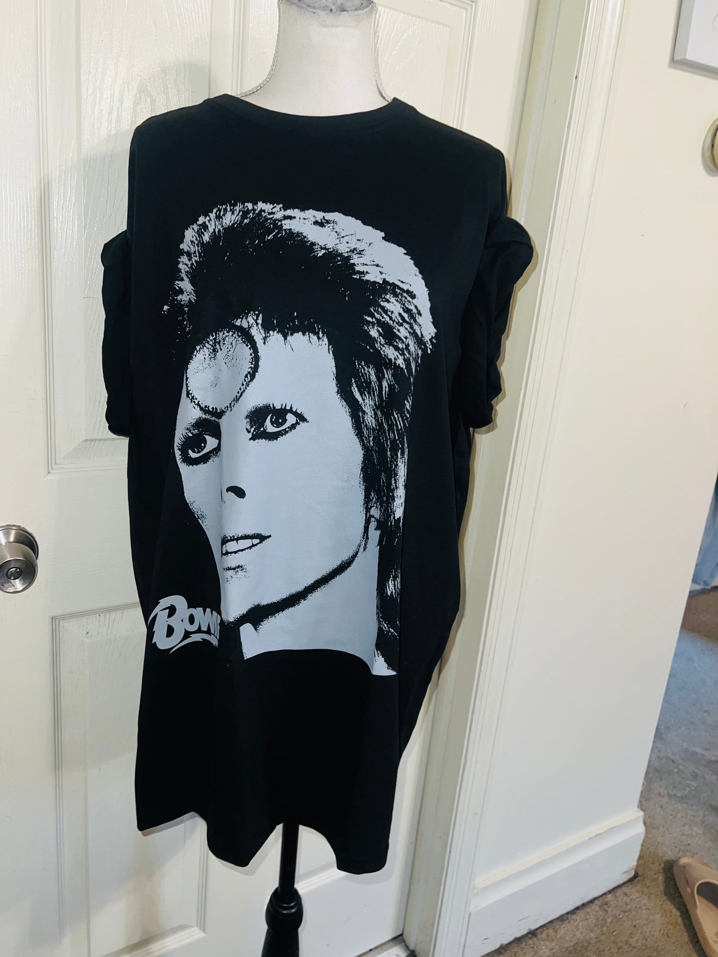 David Bowie Oversized Distressed Tee