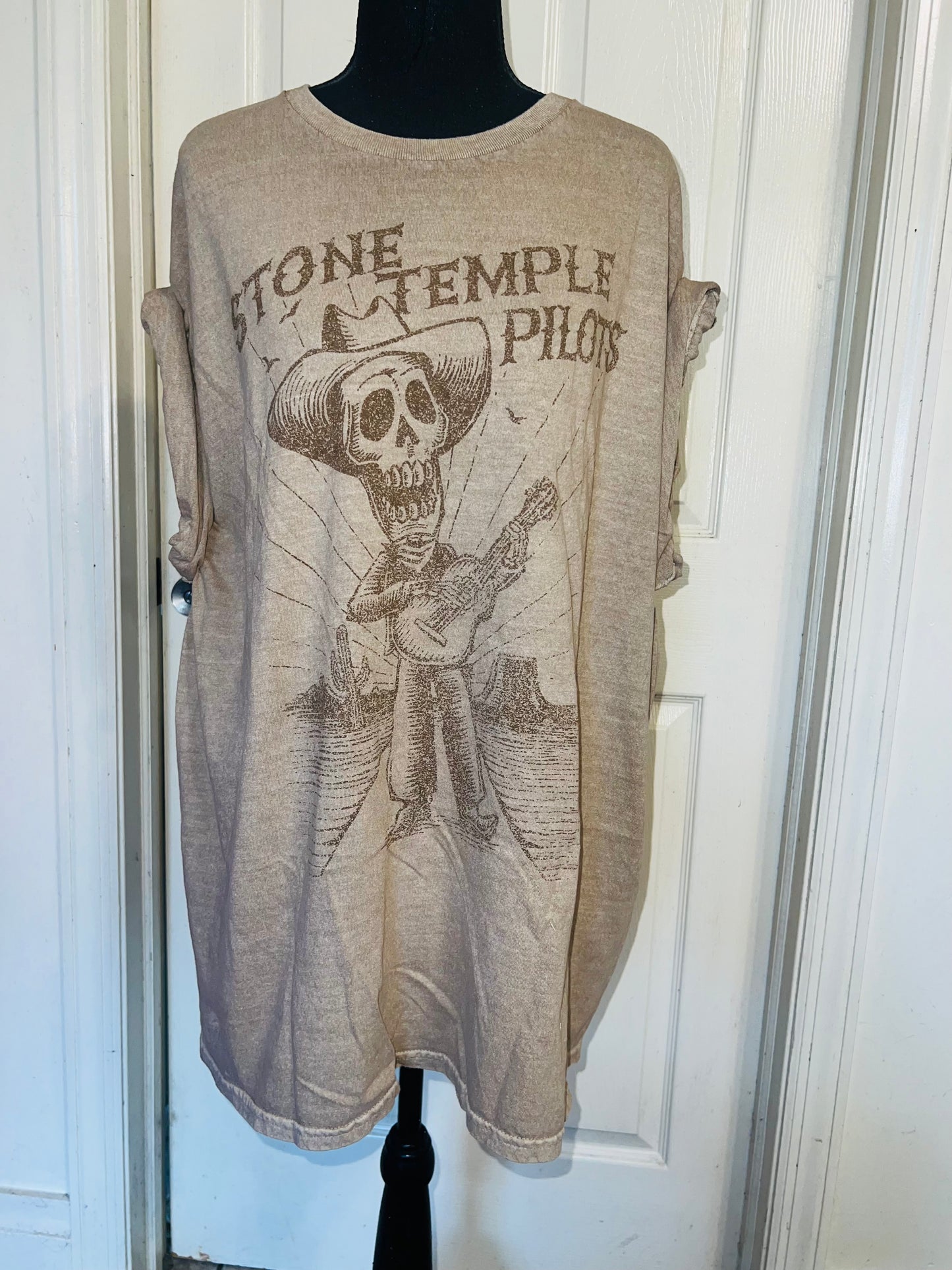 Stone Temple Pilots Oversized Distressed Tee