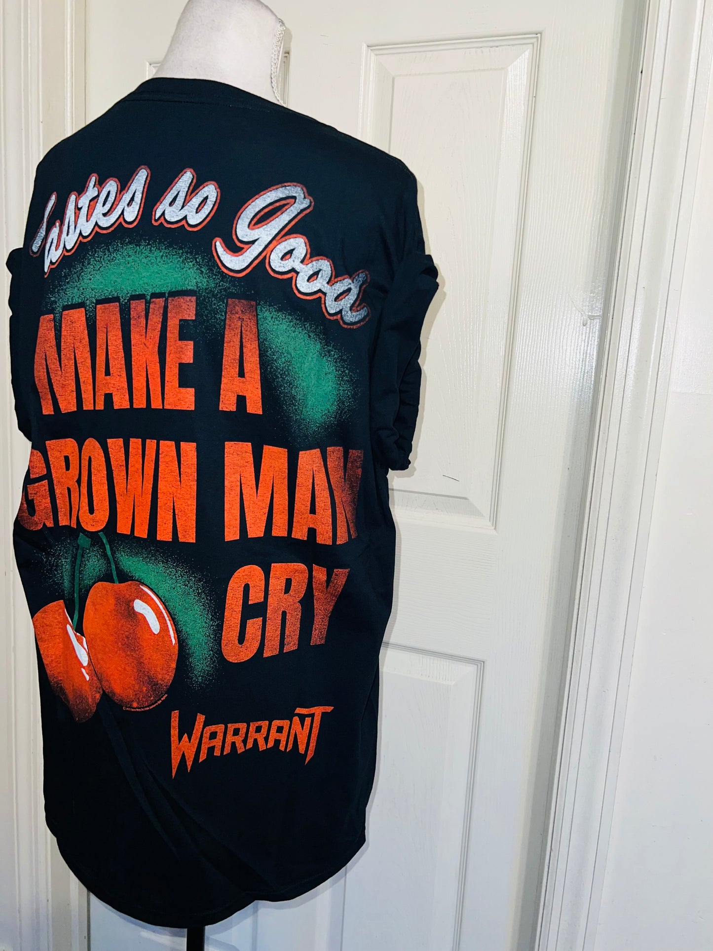 Warrant Double Sided Oversized Distressed Tee