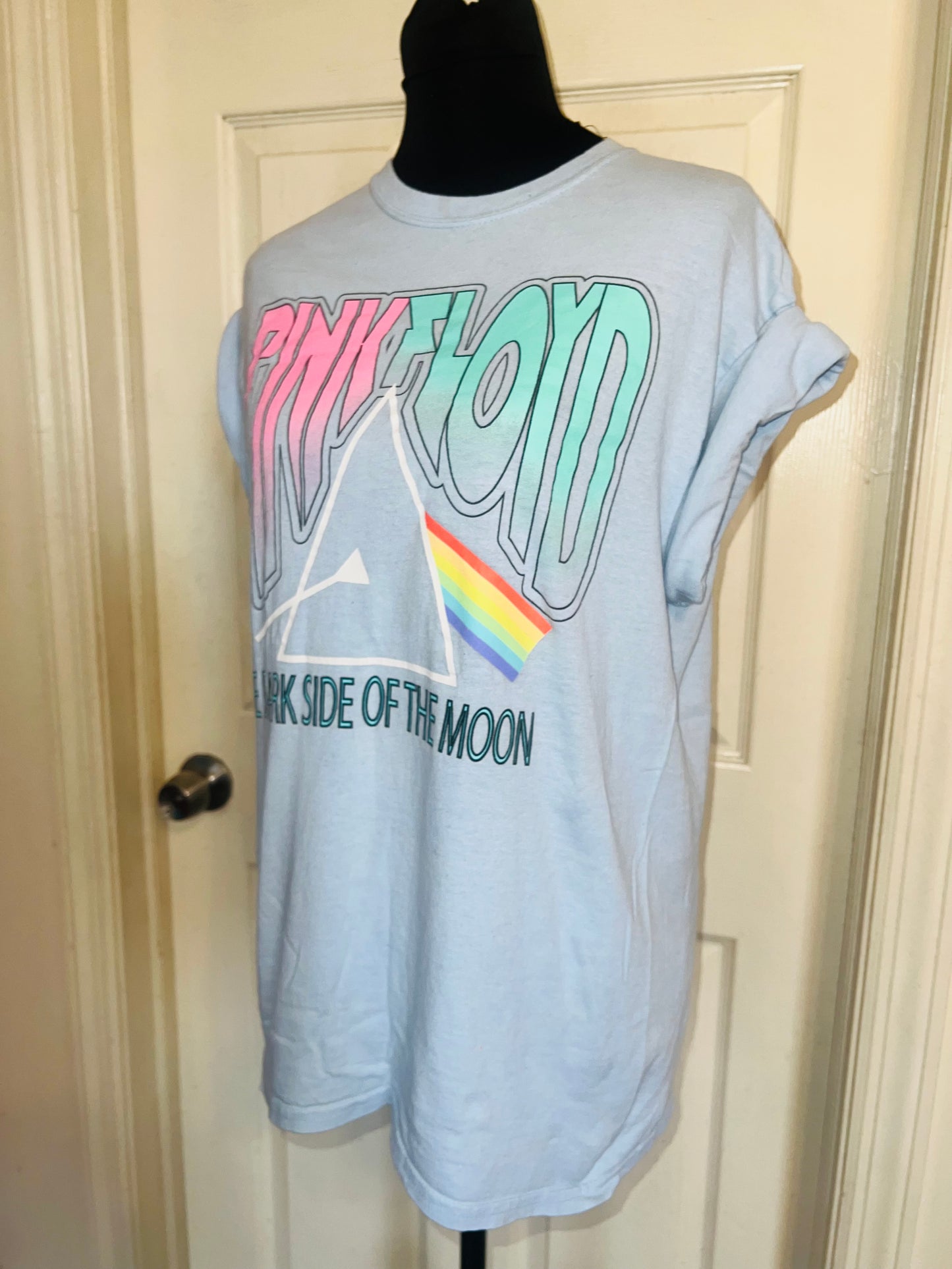 Pink Floyd Oversized Distressed Tee