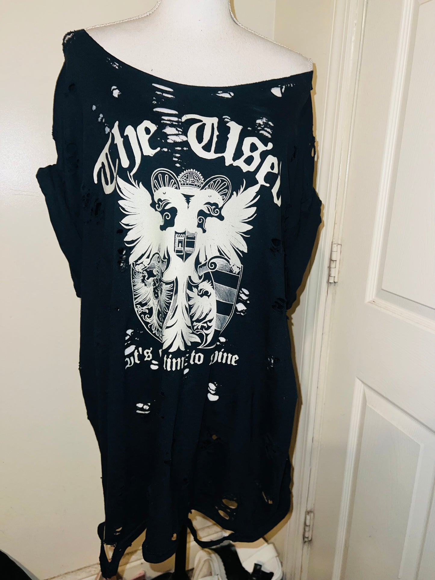 The Used Oversized Distressed Tee
