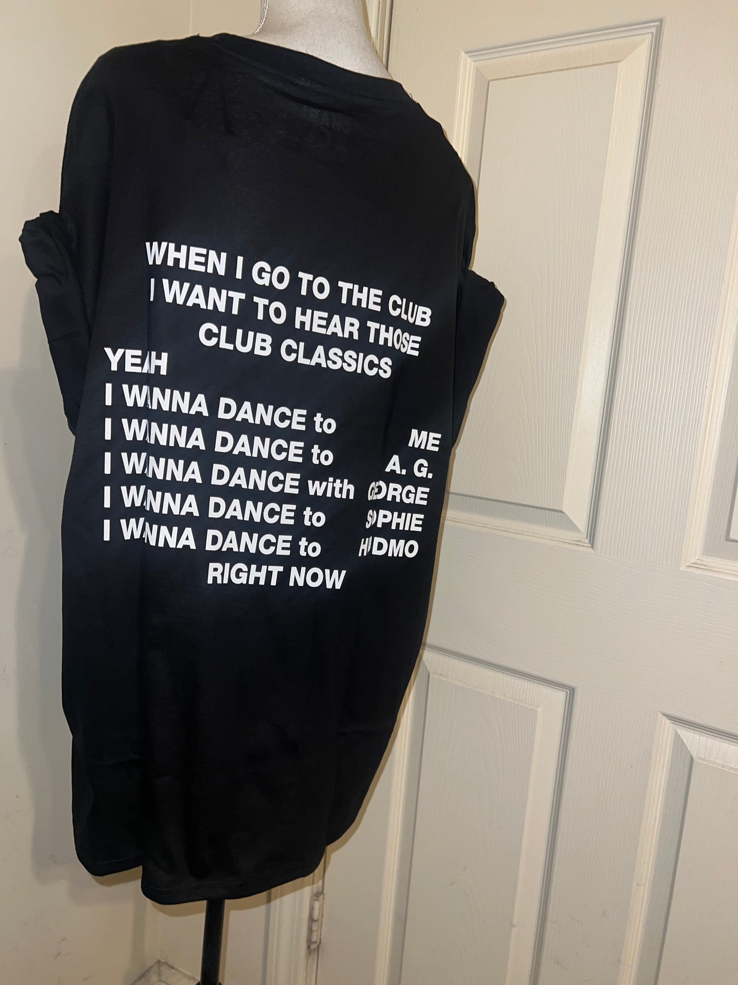 Charli XCX Double Sided Oversized Distressed Tee