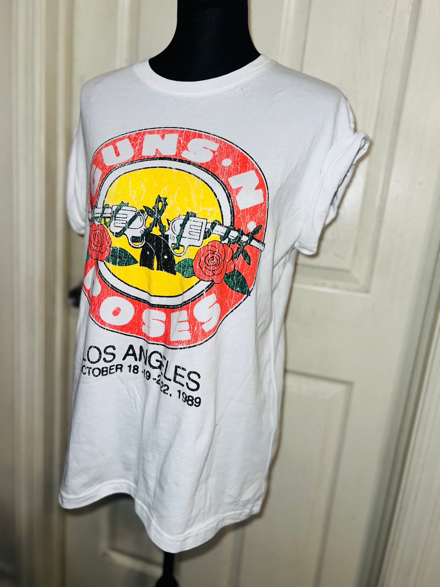 Guns n Roses Oversized Distressed Tee