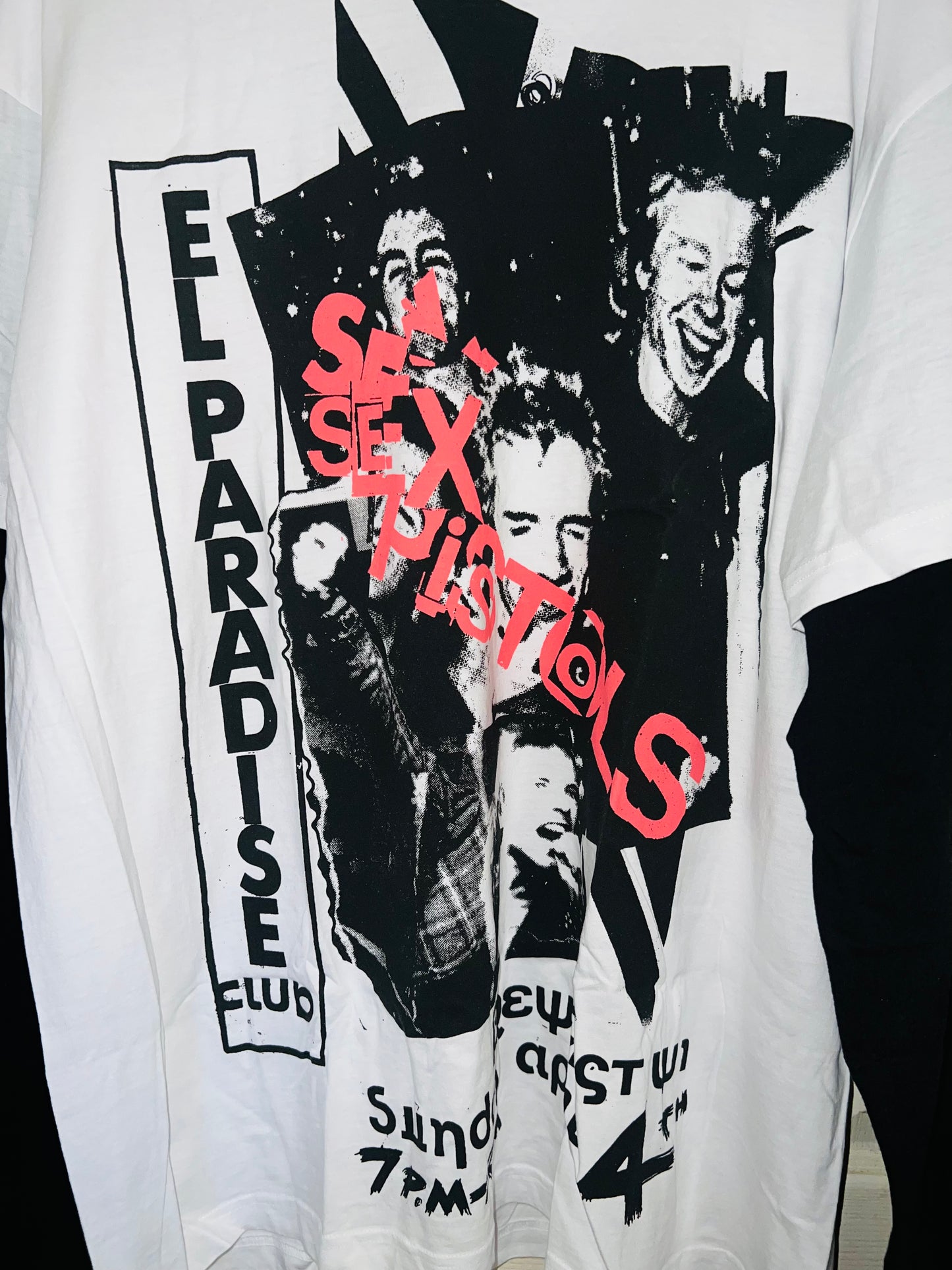 Sex Pistols Double Sided Long Sleeve Oversized Shirt