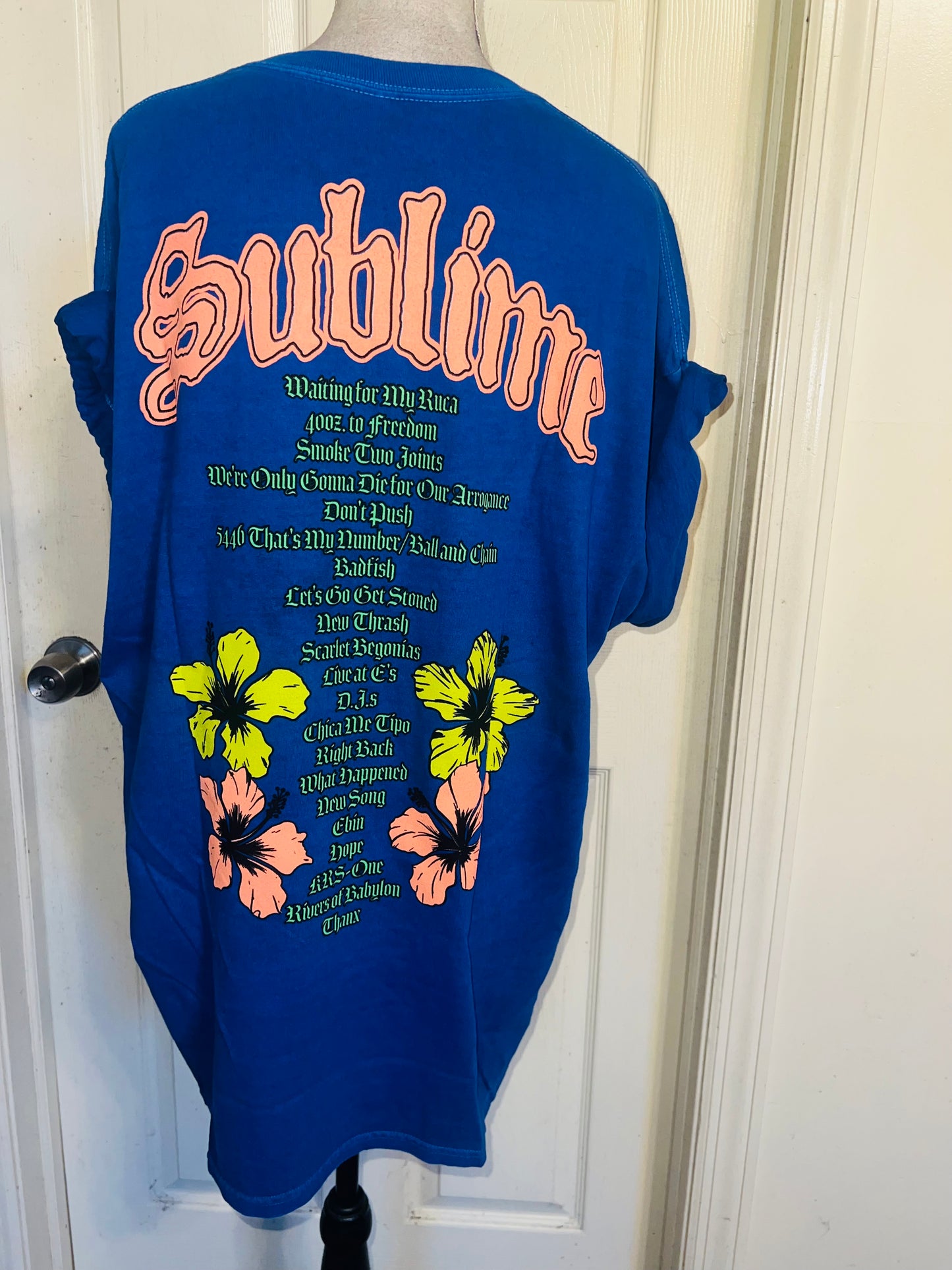 Sublime Double Sided Oversized Distressed Tee
