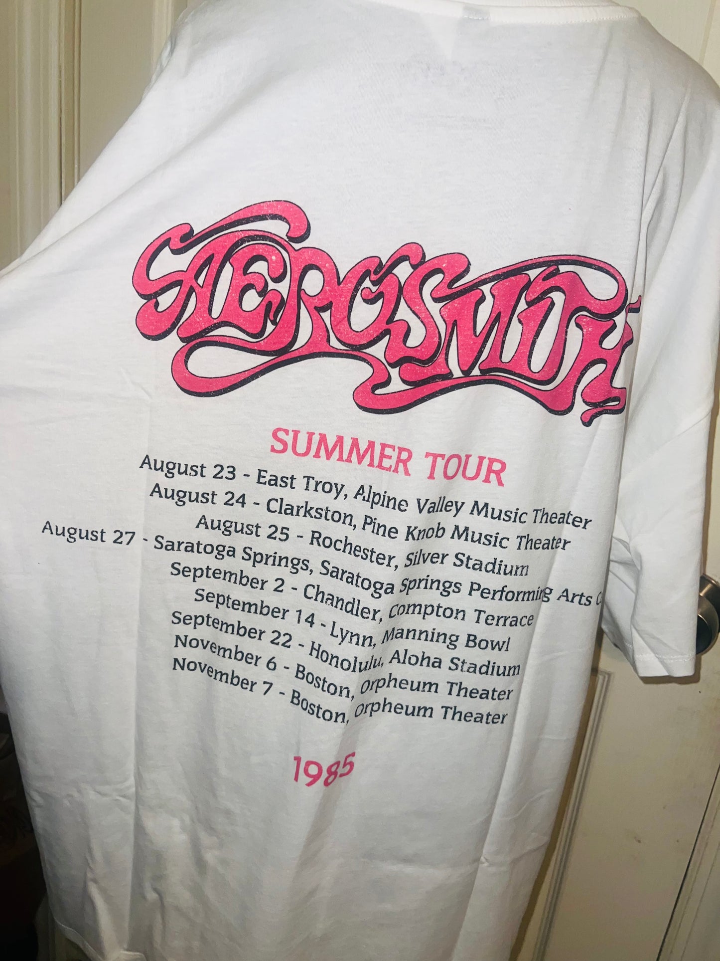 Aerosmith Double Sided Oversized Tee