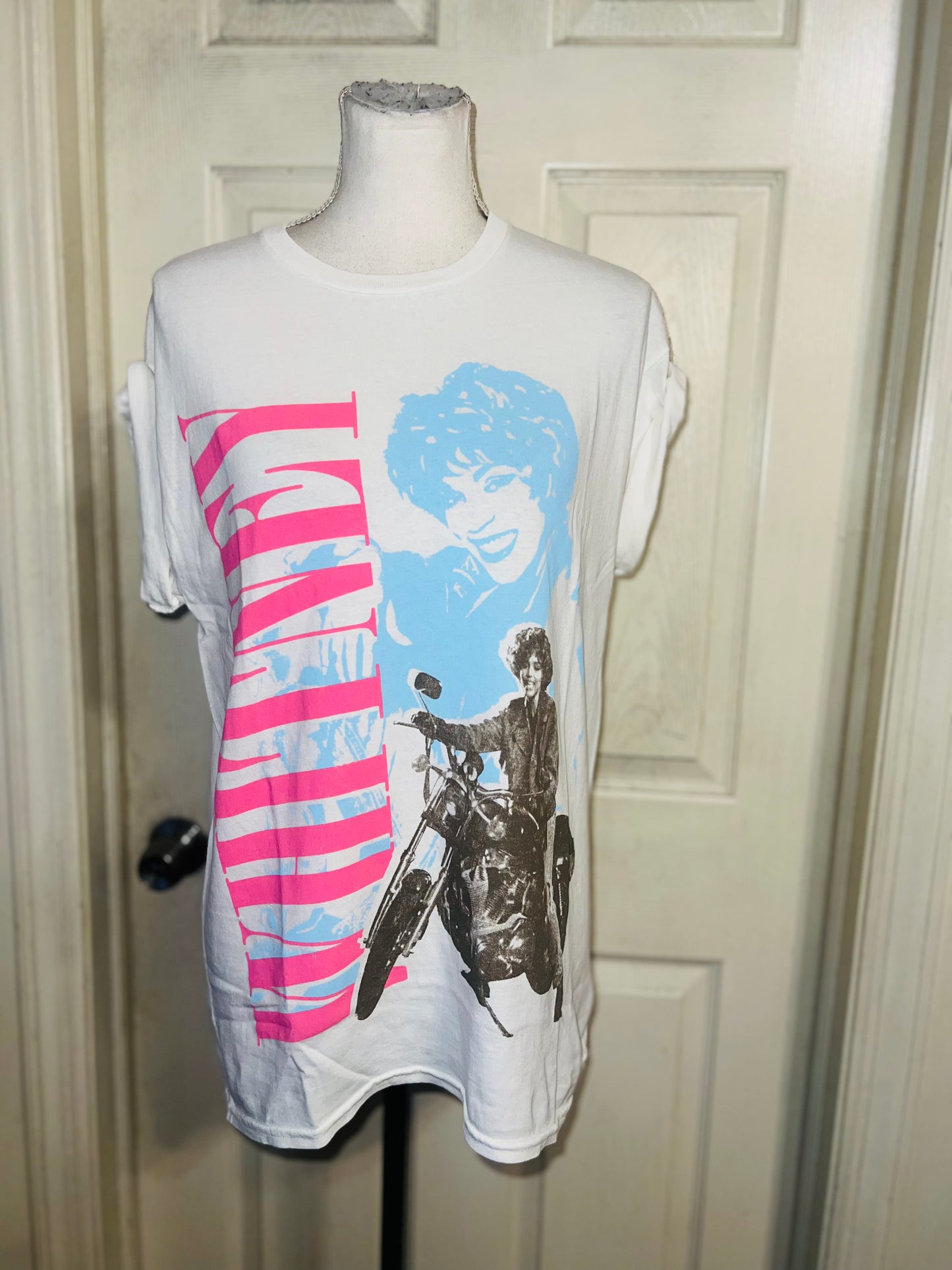 Whitney Houston Oversized Distressed Tee