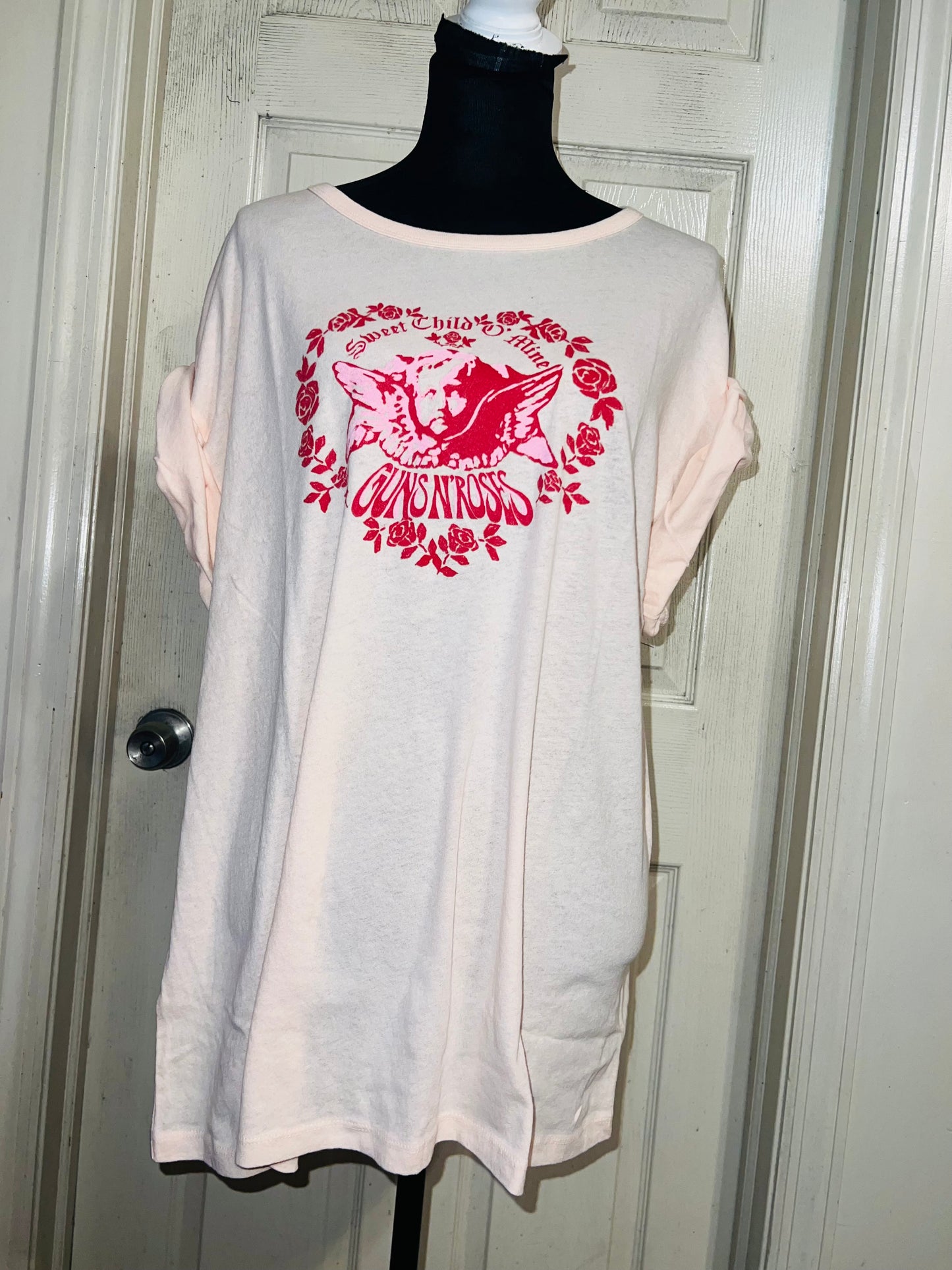 Guns n Roses Oversized Distressed Tee