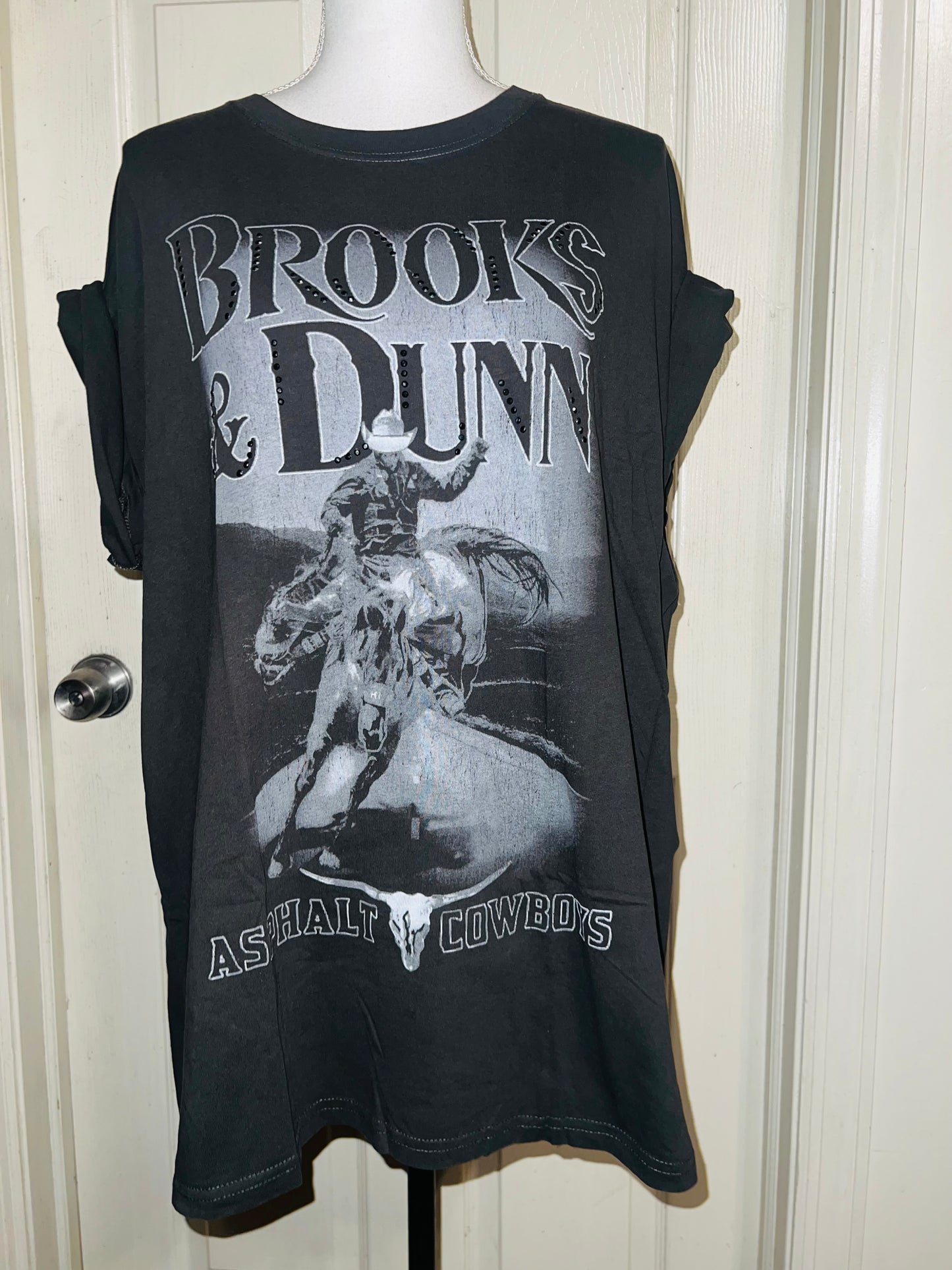Brooks & Dunn Oversized Distressed Tee
