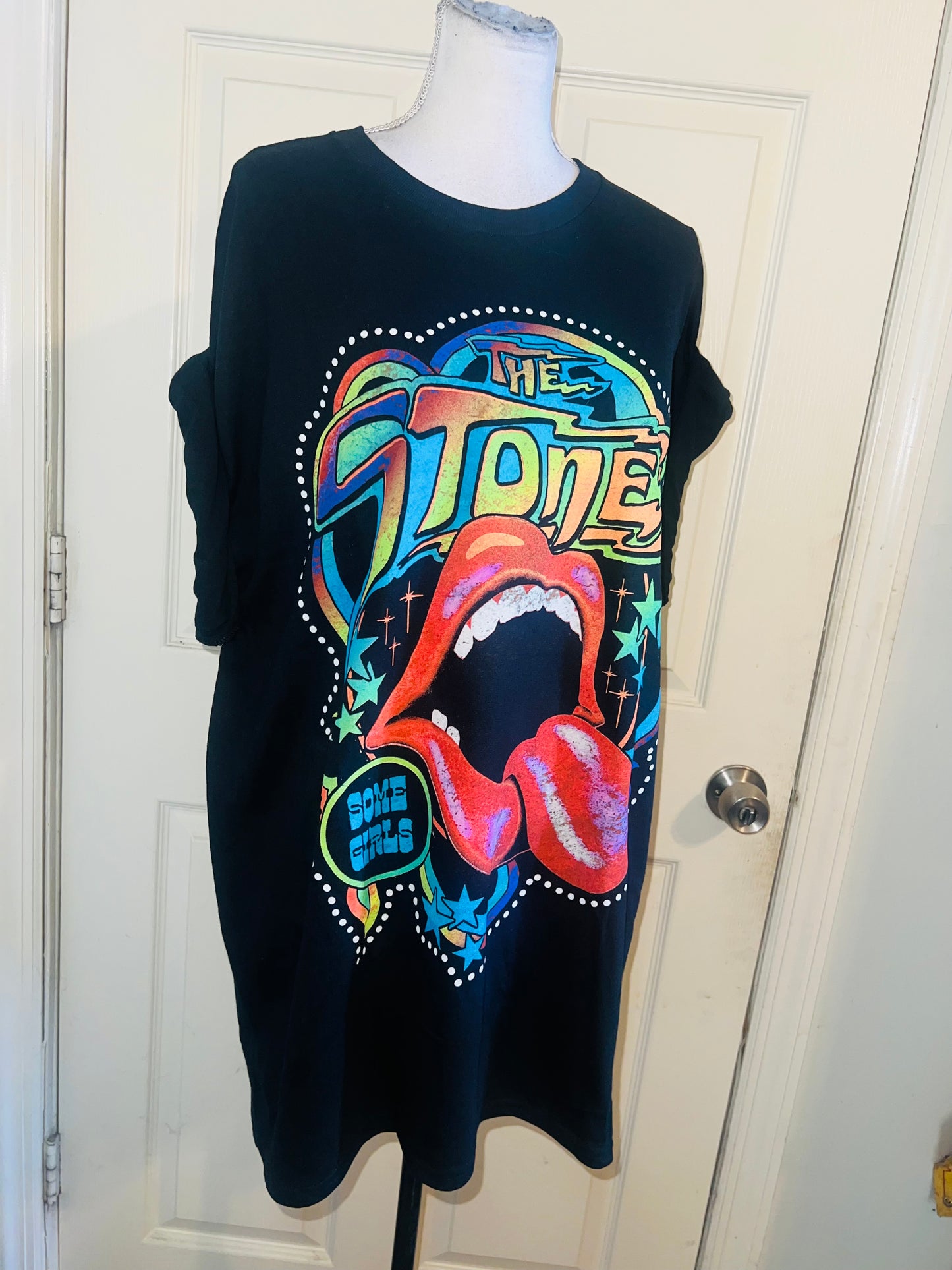Rolling Stones Oversized Distressed Tee